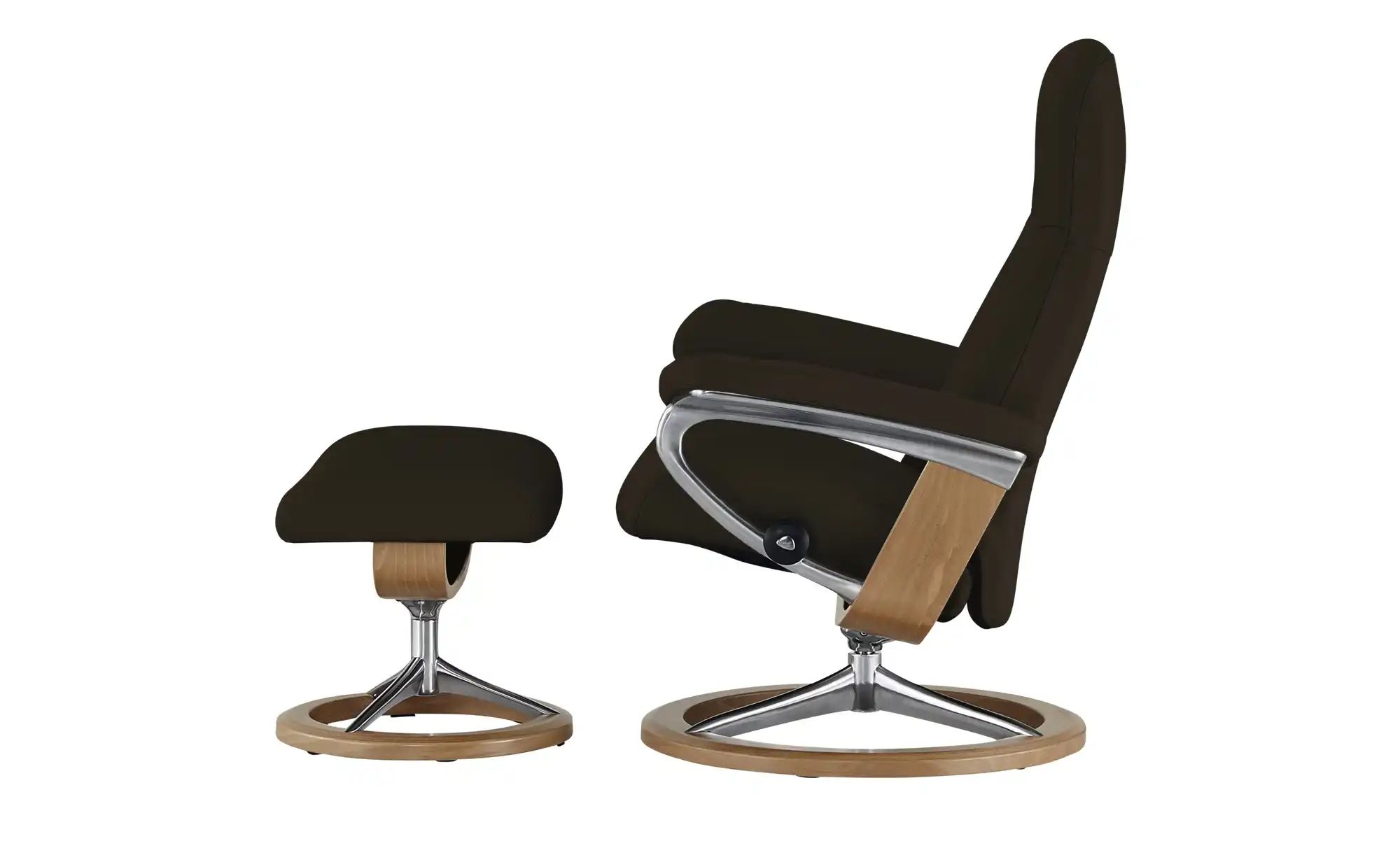 Stressless Relaxsessel mit Hocker Leder Consul L ¦ braun ¦ Maße (cm): B: 91 günstig online kaufen