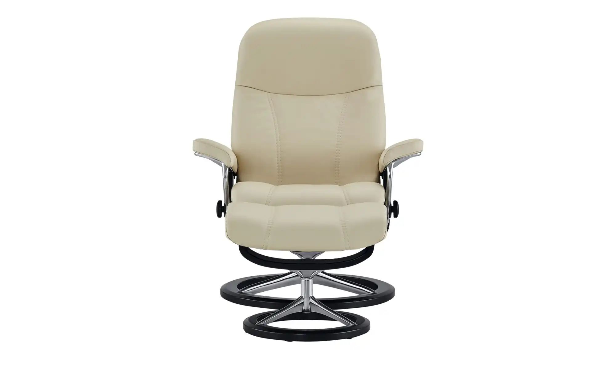 Stressless Relaxsessel mit Hocker Leder Consul M ¦ creme ¦ Maße (cm): B: 76 günstig online kaufen