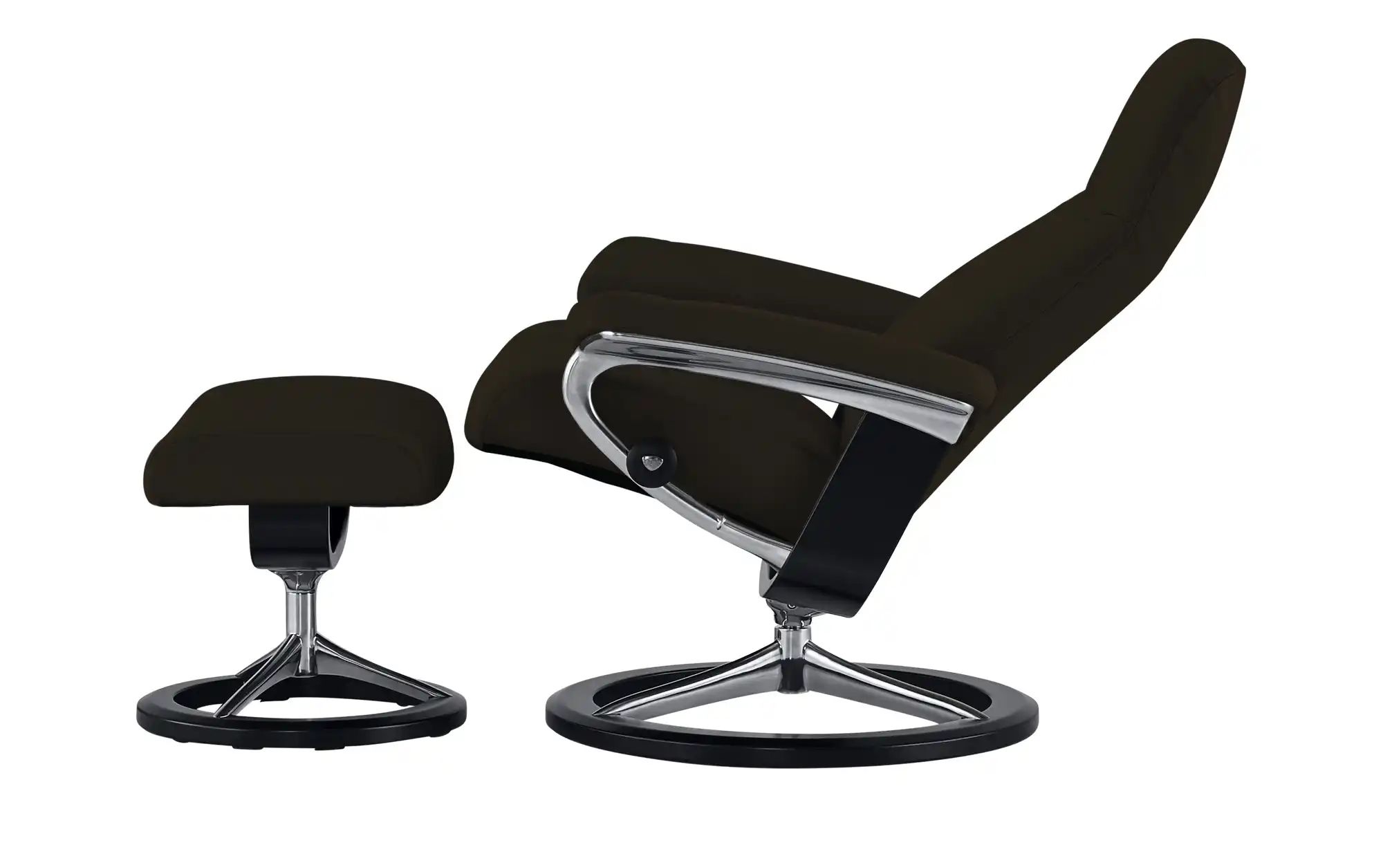 Thumbnail - Stressless Relaxsessel mit Hocker Leder Consul M ¦ braun ¦ Maße (cm): B: 76 H: 100 T: 71.0 Polstermöbel > Sessel > Ferns...