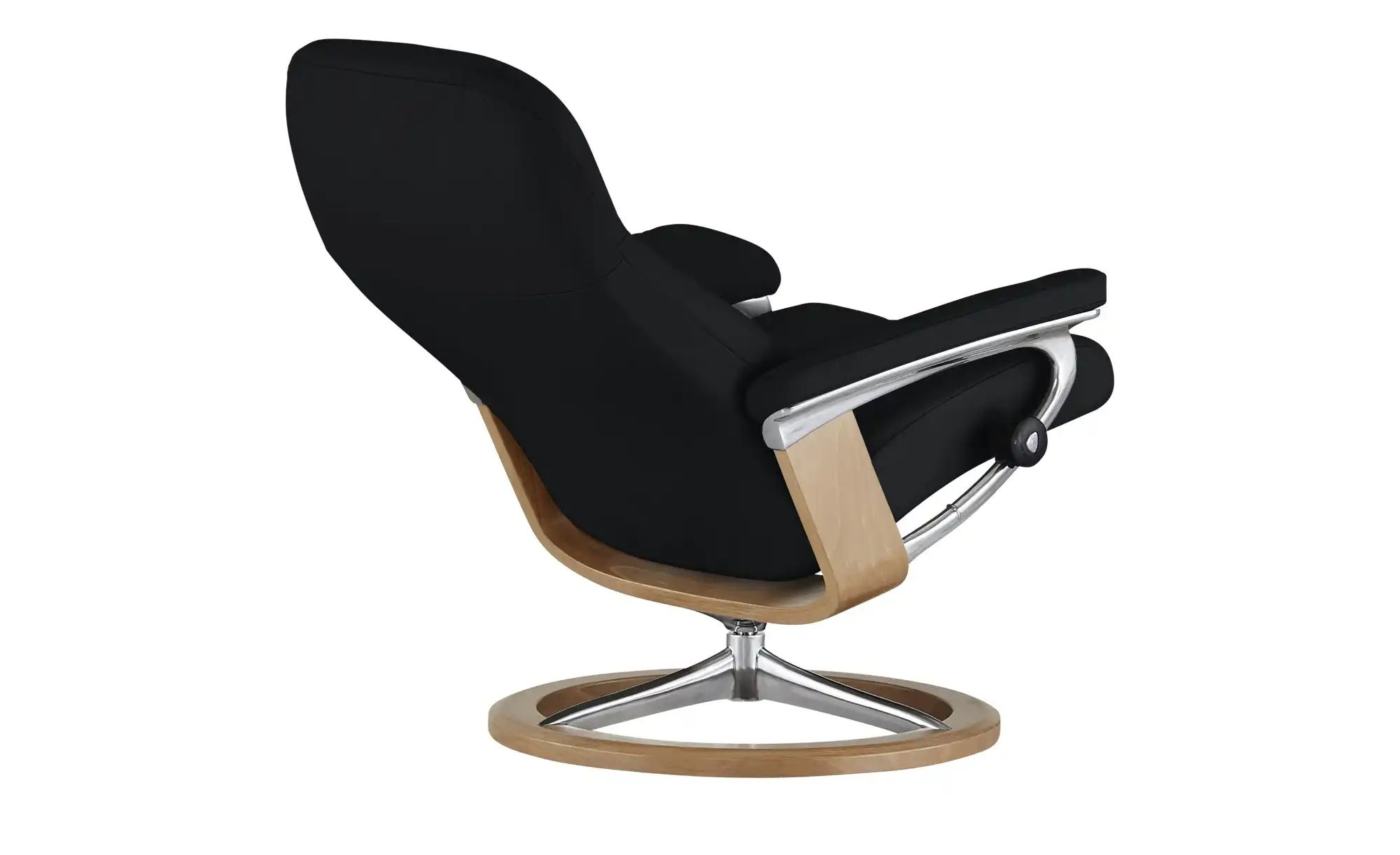 Stressless Relaxsessel mit Hocker Leder Consul M ¦ schwarz ¦ Maße (cm): B: günstig online kaufen