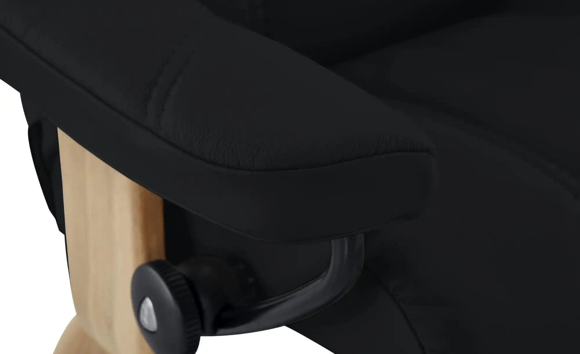 Stressless Relaxsessel mit Hocker Leder Consul S ¦ schwarz ¦ Maße (cm): B: günstig online kaufen