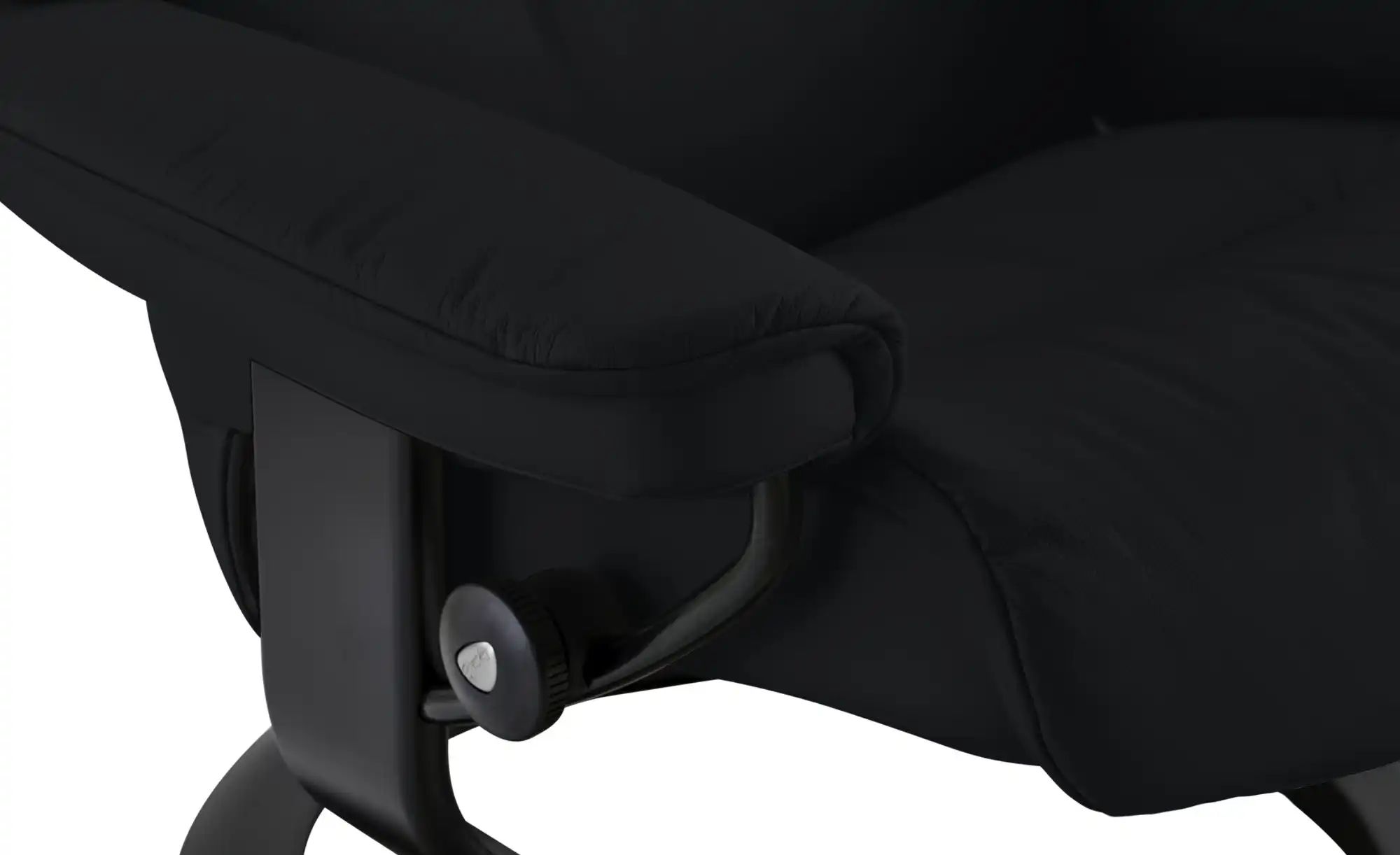Stressless Relaxsessel mit Hocker Leder Sunrise M ¦ schwarz ¦ Maße (cm): B: günstig online kaufen