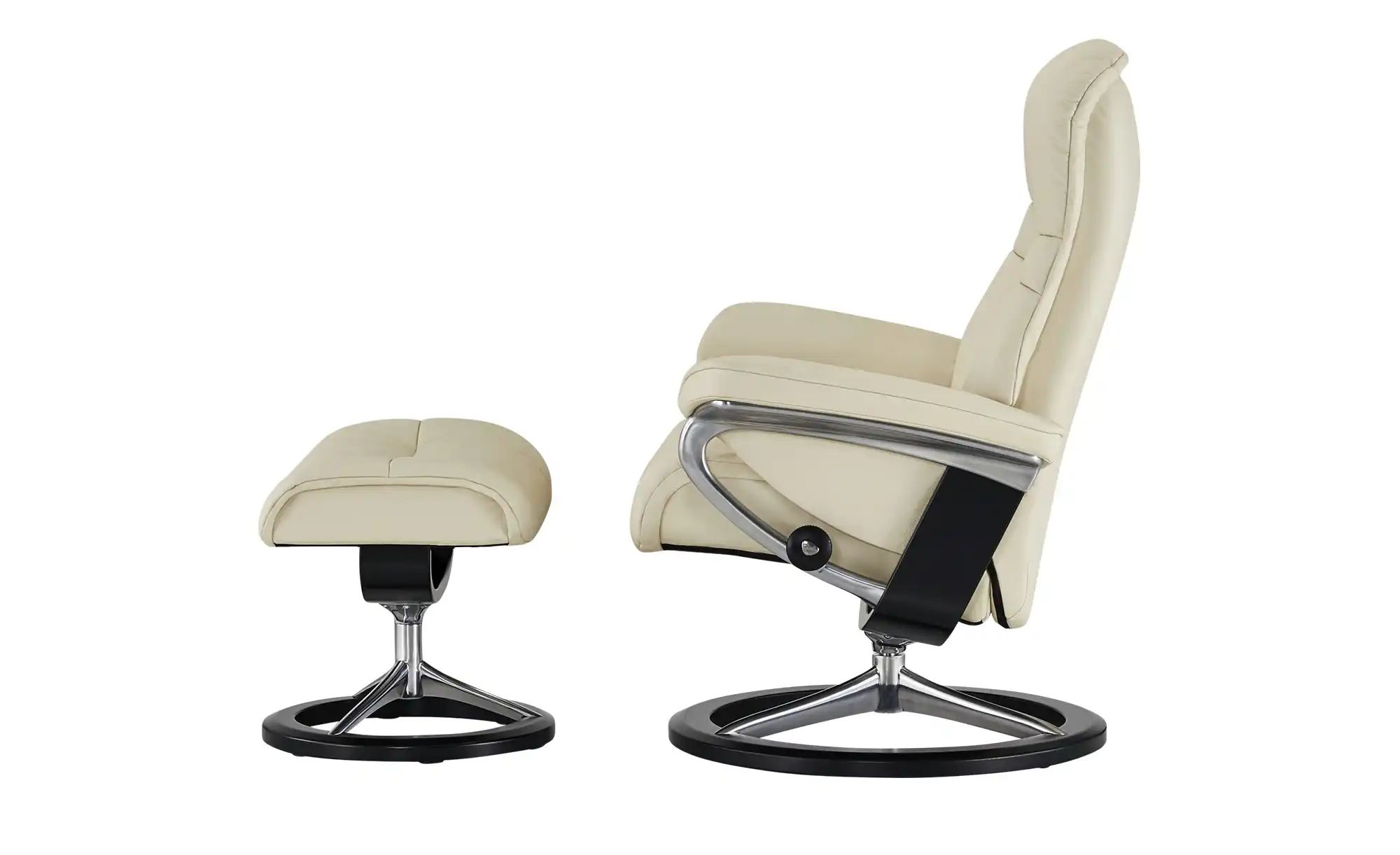 Stressless Relaxsessel mit Hocker Leder Sunrise M ¦ creme ¦ Maße (cm): B: 8 günstig online kaufen
