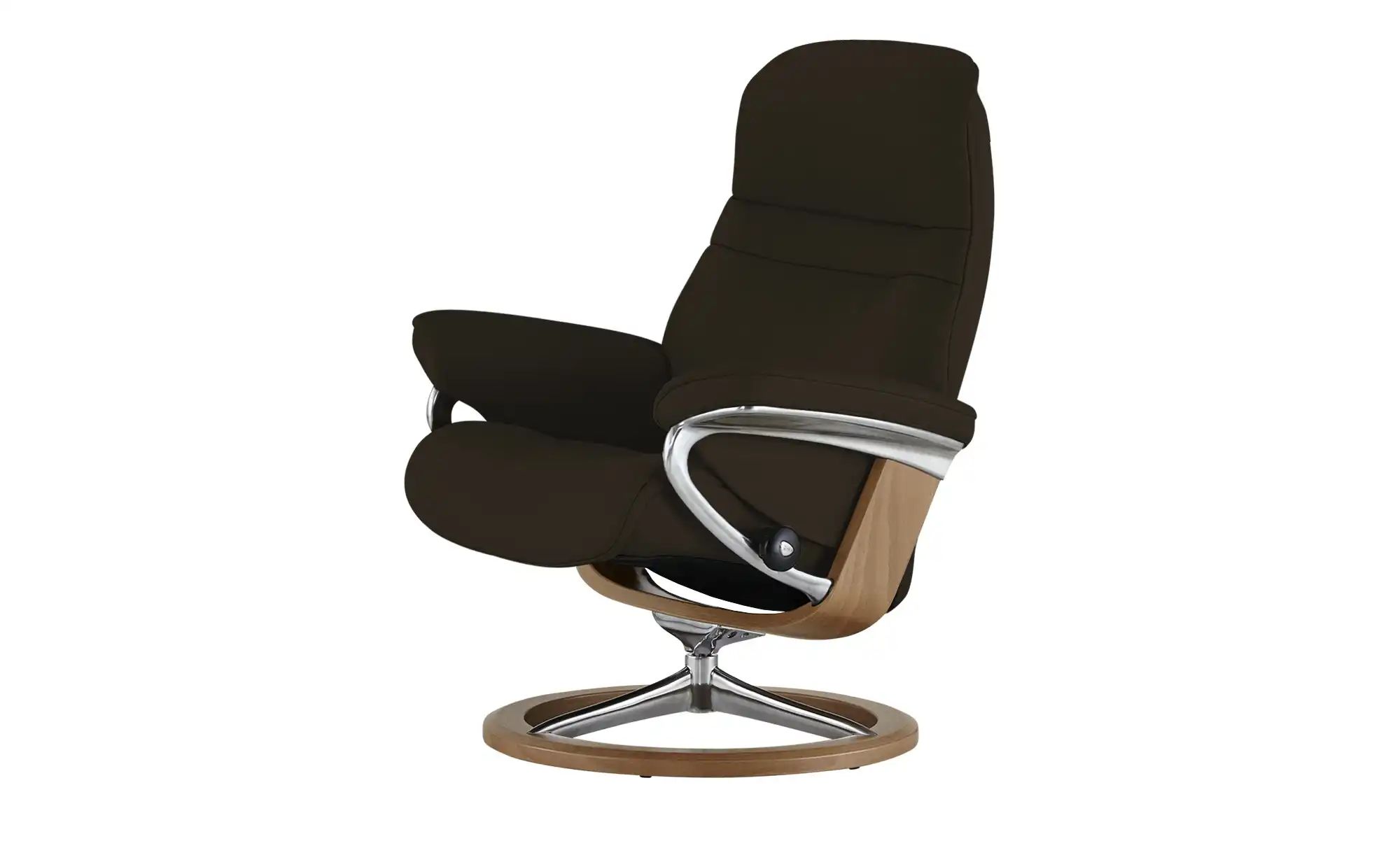 Thumbnail - Stressless Relaxsessel mit Hocker Leder Sunrise M ¦ braun ¦ Maße (cm): B: 83 H: 105 T: 74.0 Polstermöbel > Sessel > Fern...
