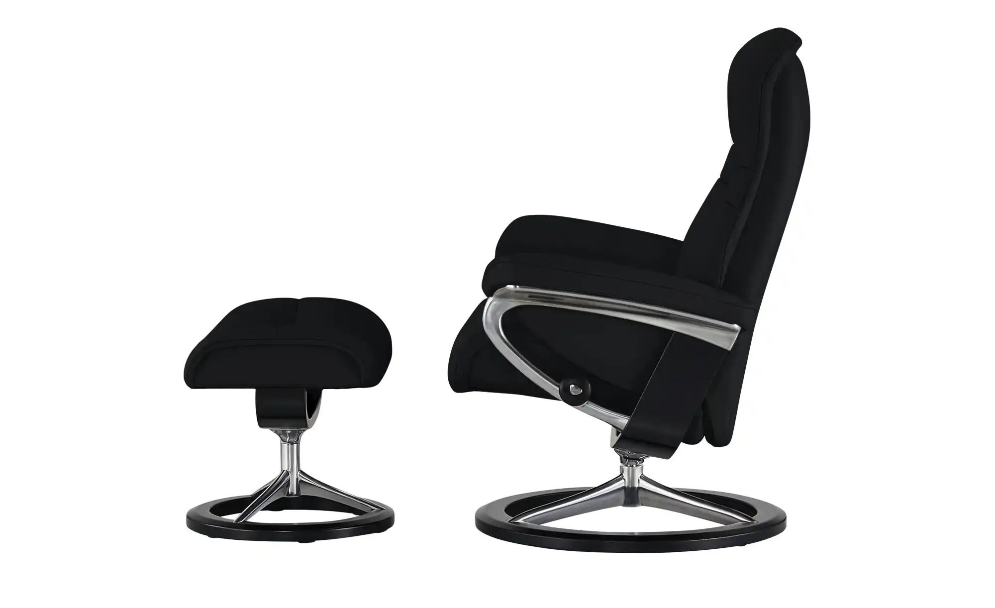 Thumbnail - Stressless Relaxsessel mit Hocker Leder Sunrise S ¦ schwarz ¦ Maße (cm): B: 79 H: 103 T: 73.0 Polstermöbel > Sessel > Fe...