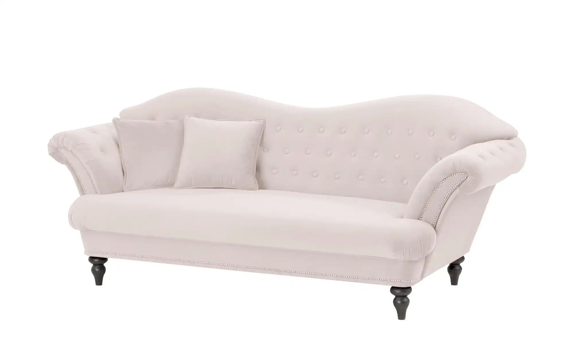 smart Sofa rosa Mikrofaser Sissi 3Sitzer, Rosé