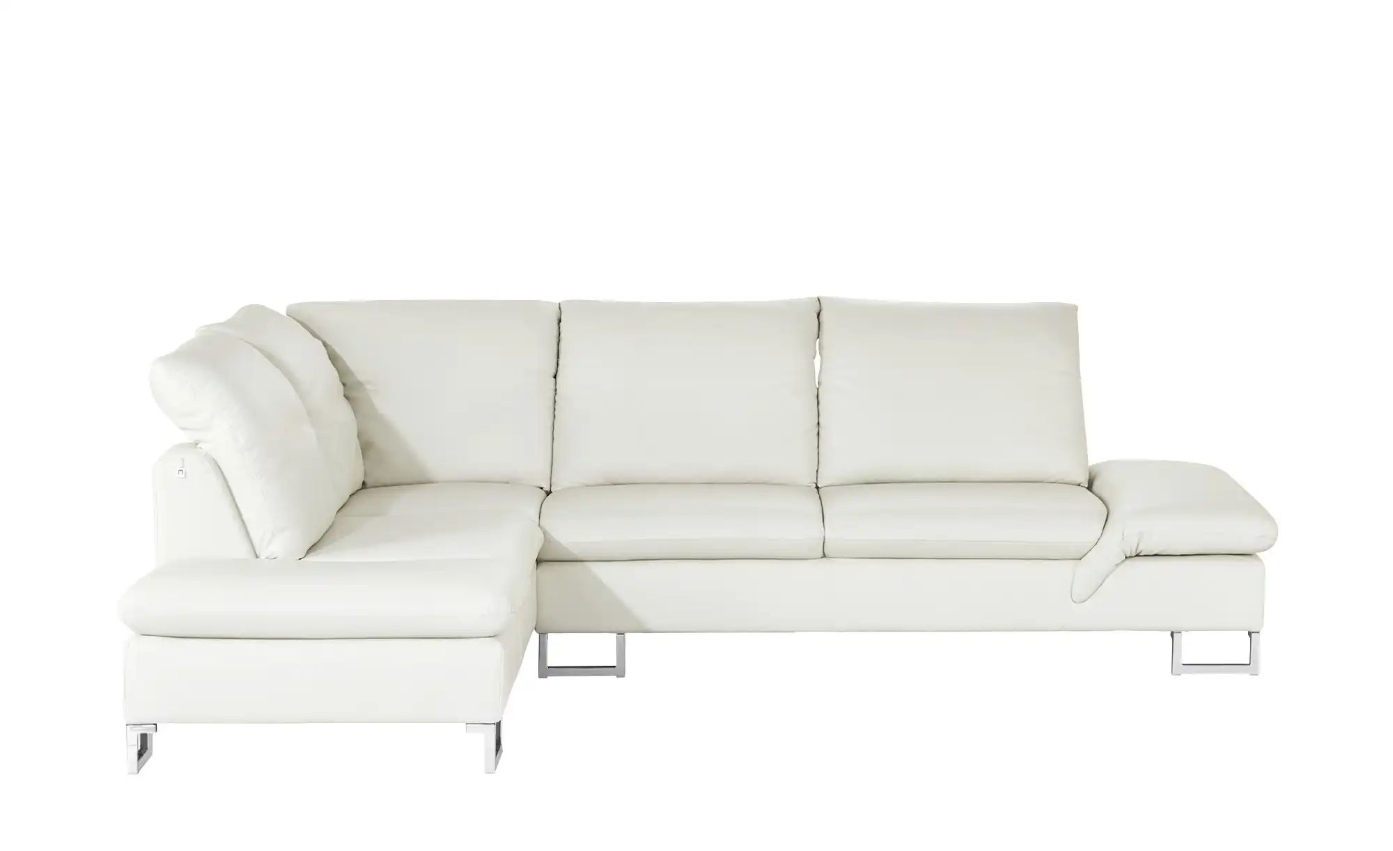 W.SCHILLIG Ledersofa  Saraa ¦ creme ¦ Maße (cm): B: 314 H: 86 T: 198.0 Pols günstig online kaufen