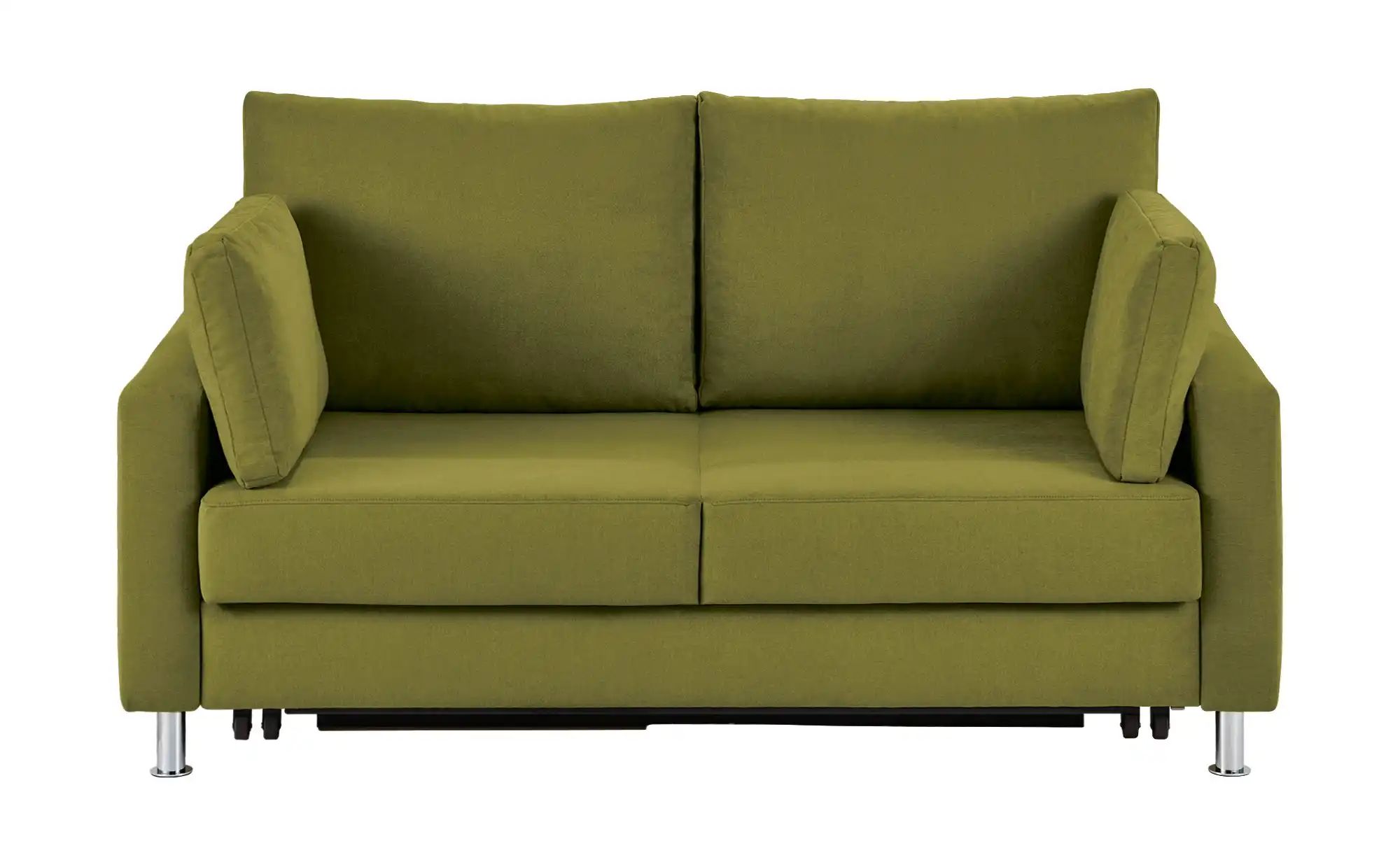 Schlafsofa Mikrofaser Fürth ¦ grün ¦ Maße (cm): B: 166 H: 90 T: 95 Polsterm günstig online kaufen