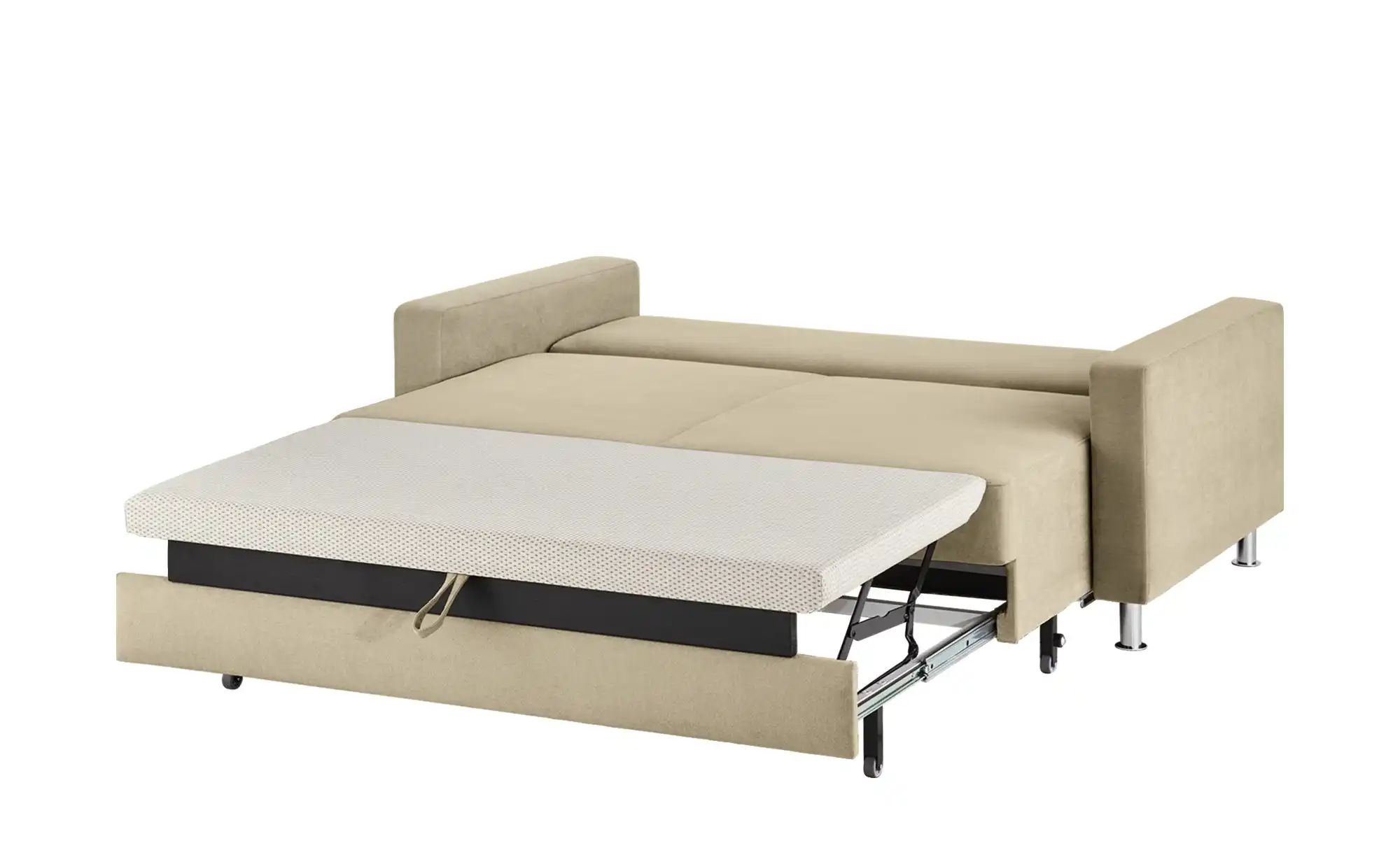 Schlafsofa Mikrofaser Fürth ¦ beige ¦ Maße (cm): B: 146 H: 90 T: 95 Polster günstig online kaufen