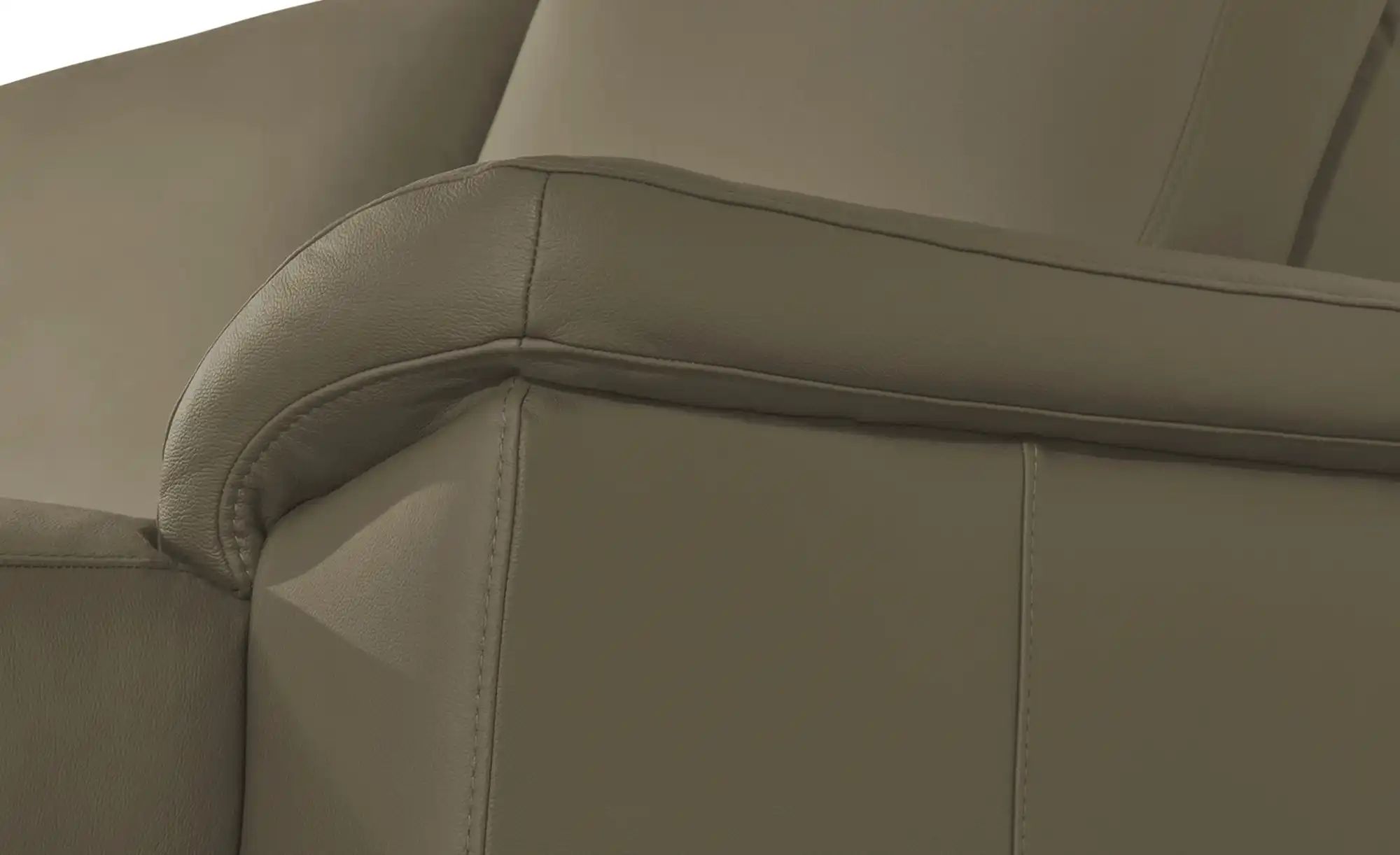 Thumbnail - meinSofa Wohnlandschaft Leder Carolin ¦ grau ¦ Maße (cm): B: 330 H: 91 T: 240.0 Polstermöbel > Sofas > Wohnlandschaften ...