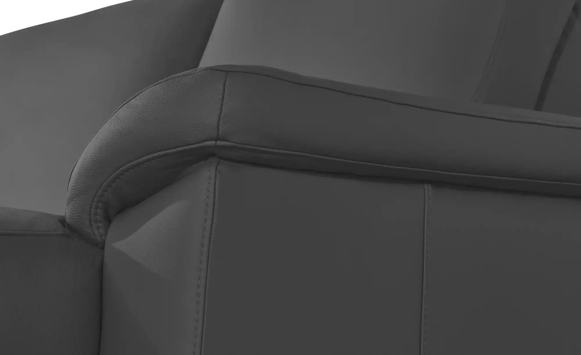 Thumbnail - meinSofa Wohnlandschaft Leder Carolin ¦ grau ¦ Maße (cm): B: 330 H: 91 T: 240.0 Polstermöbel > Sofas > Wohnlandschaften ...