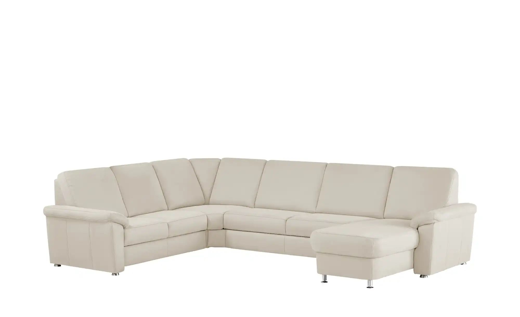 meinSofa Wohnlandschaft Mikrofaser Rita ¦ creme ¦ Maße (cm): B: 330 H: 91 T günstig online kaufen