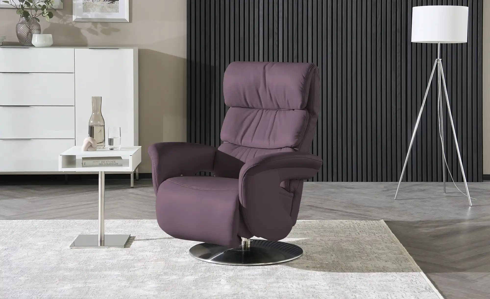 himolla Leder-Relaxsessel lila - Leder 7228 | S, Lila