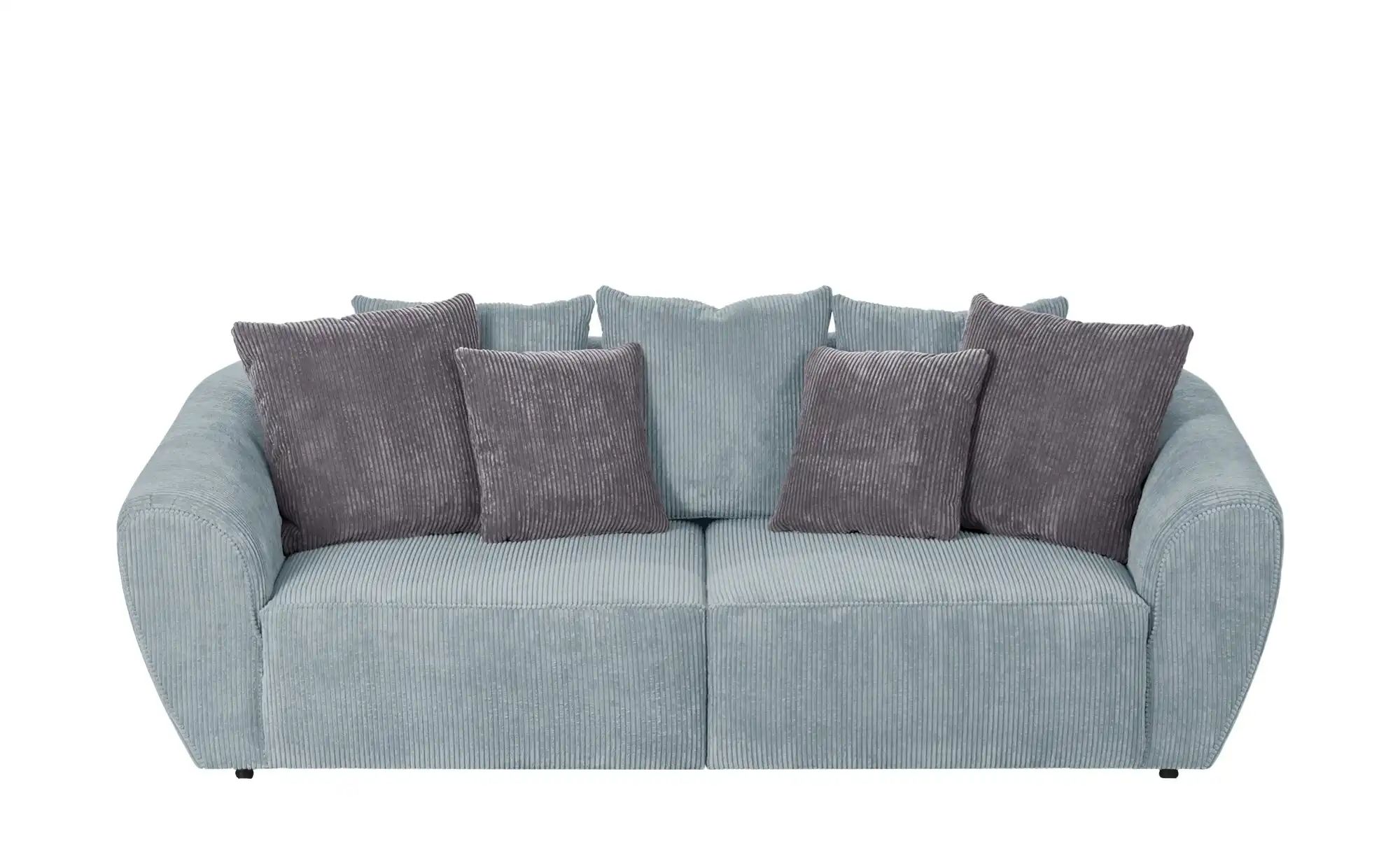 smart Big Sofa  Savita ¦ grün ¦ Maße (cm): B: 250 H: 81 T: 106 Polstermöbel günstig online kaufen