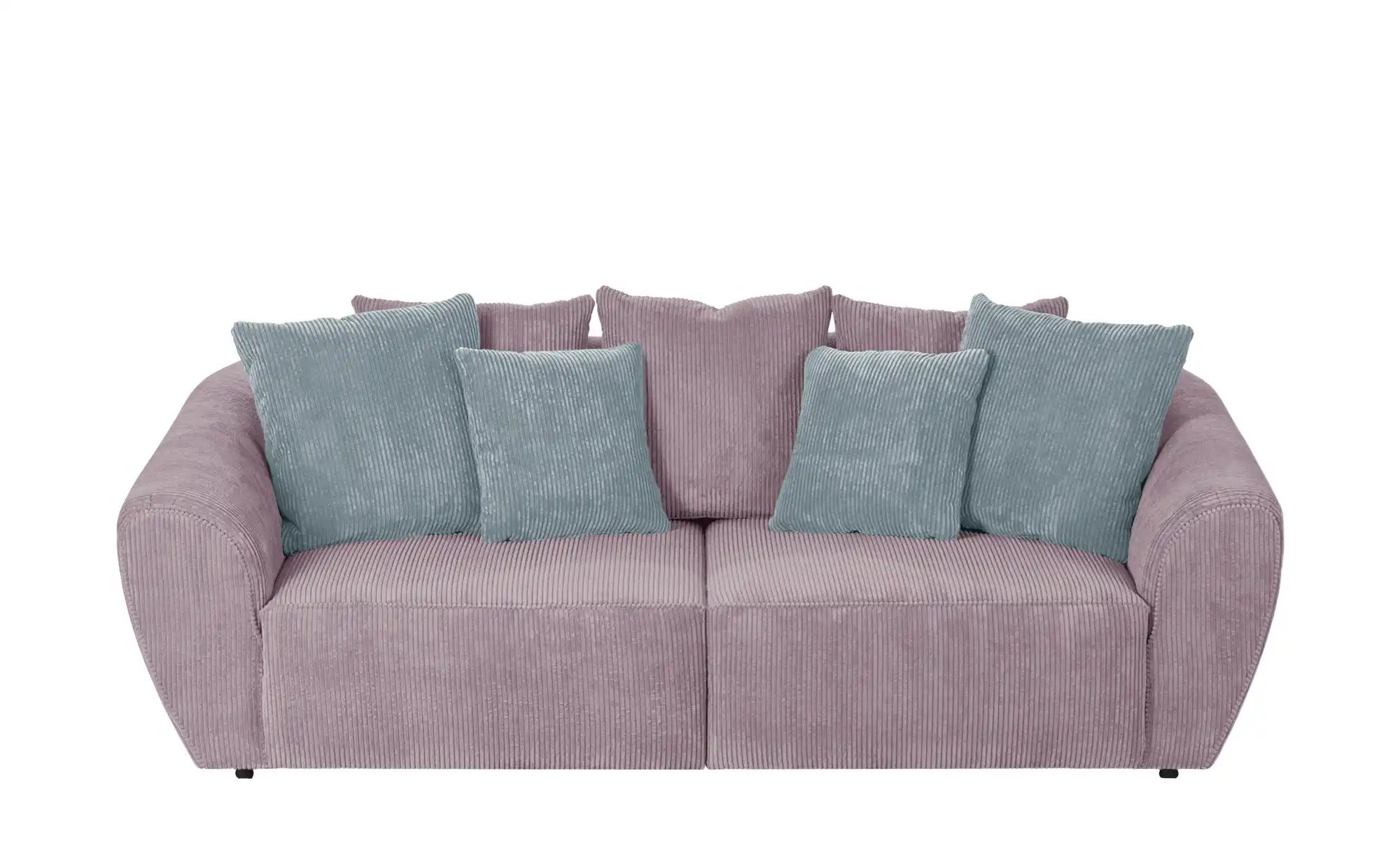 smart Big Sofa  Savita ¦ rosa/pink ¦ Maße (cm): B: 250 H: 81 T: 106 Polster günstig online kaufen