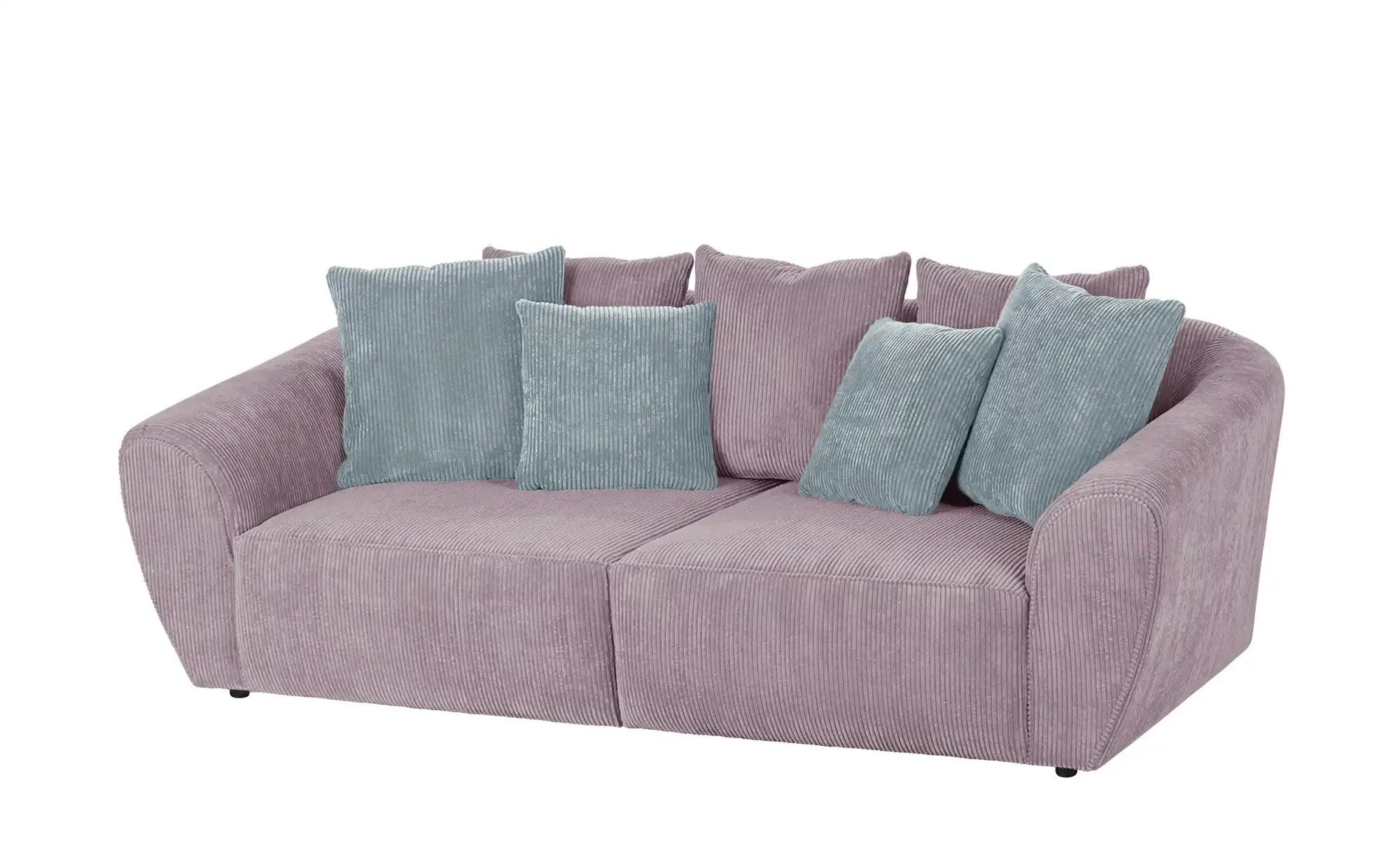 Thumbnail - smart Big Sofa  Savita ¦ rosa/pink ¦ Maße (cm): B: 250 H: 81 T: 106.0 Polstermöbel > Sofas > 2-Sitzer - Höffner