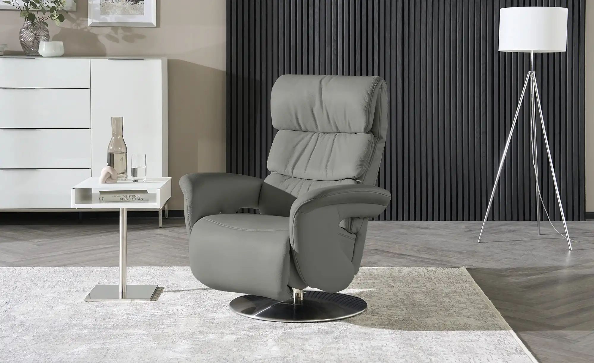 himolla Leder-Relaxsessel Leder 7628 ¦ grau ¦ Maße (cm): B: 83 H: 109 T: 90 günstig online kaufen