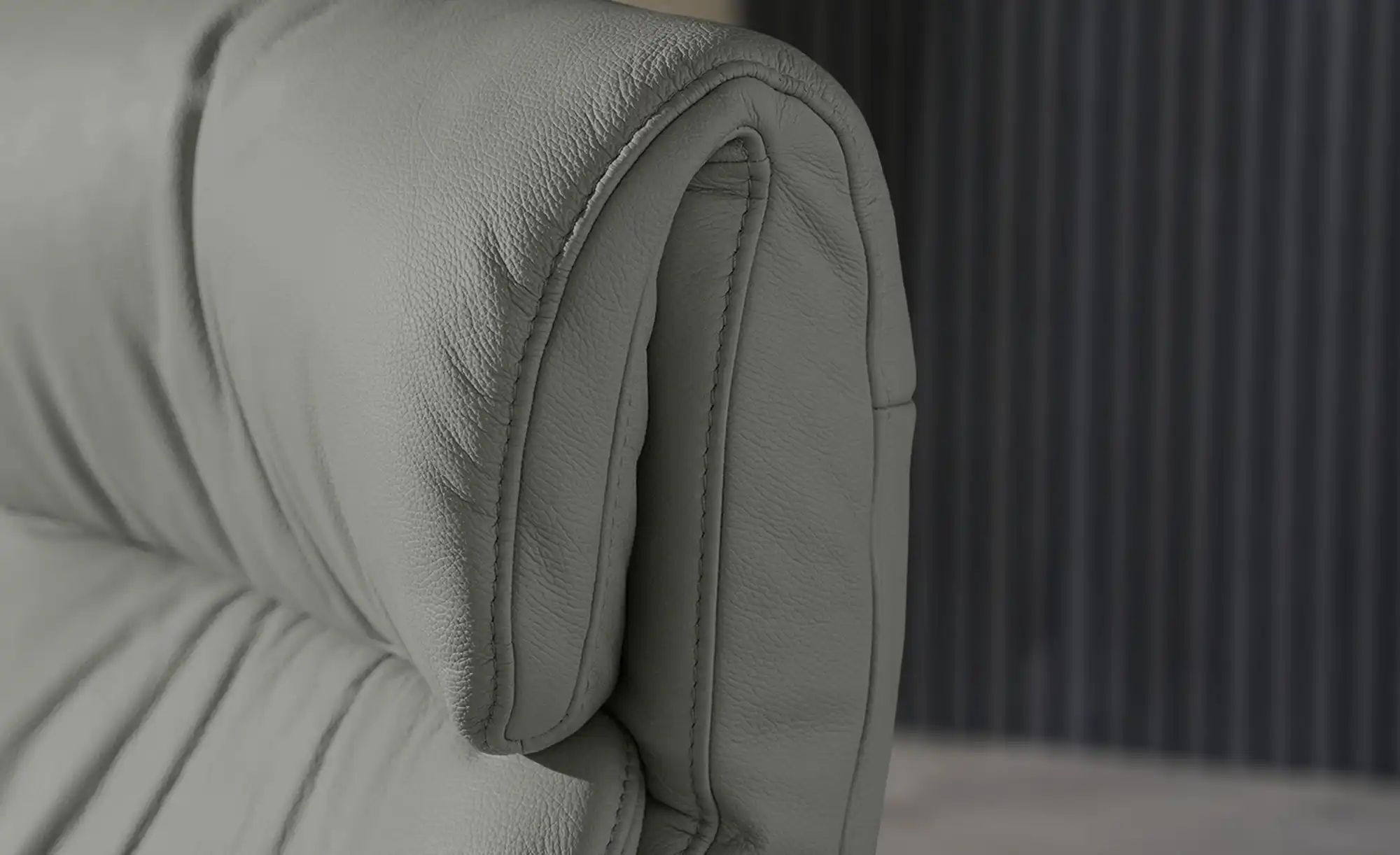 Thumbnail - himolla Leder-Relaxsessel Leder 7628 ¦ grau ¦ Maße (cm): B: 83 H: 109 T: 90.0 Polstermöbel > Sessel > Fernsehsessel - Hö...