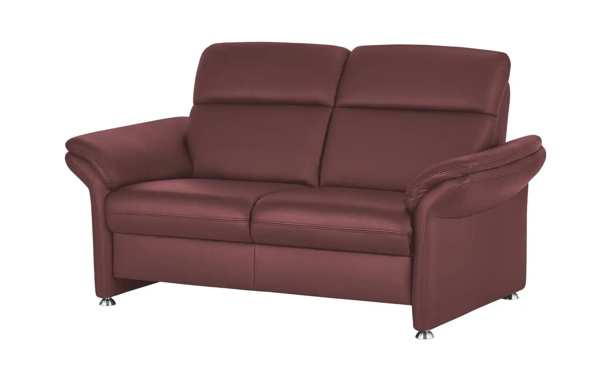 Thumbnail - meinSofa Einzelsofa Leder Manon ¦ lila/violett ¦ Maße (cm): B: 170 H: 94 T: 92.0 Polstermöbel > Sofas > 2-Sitzer - Höffn...