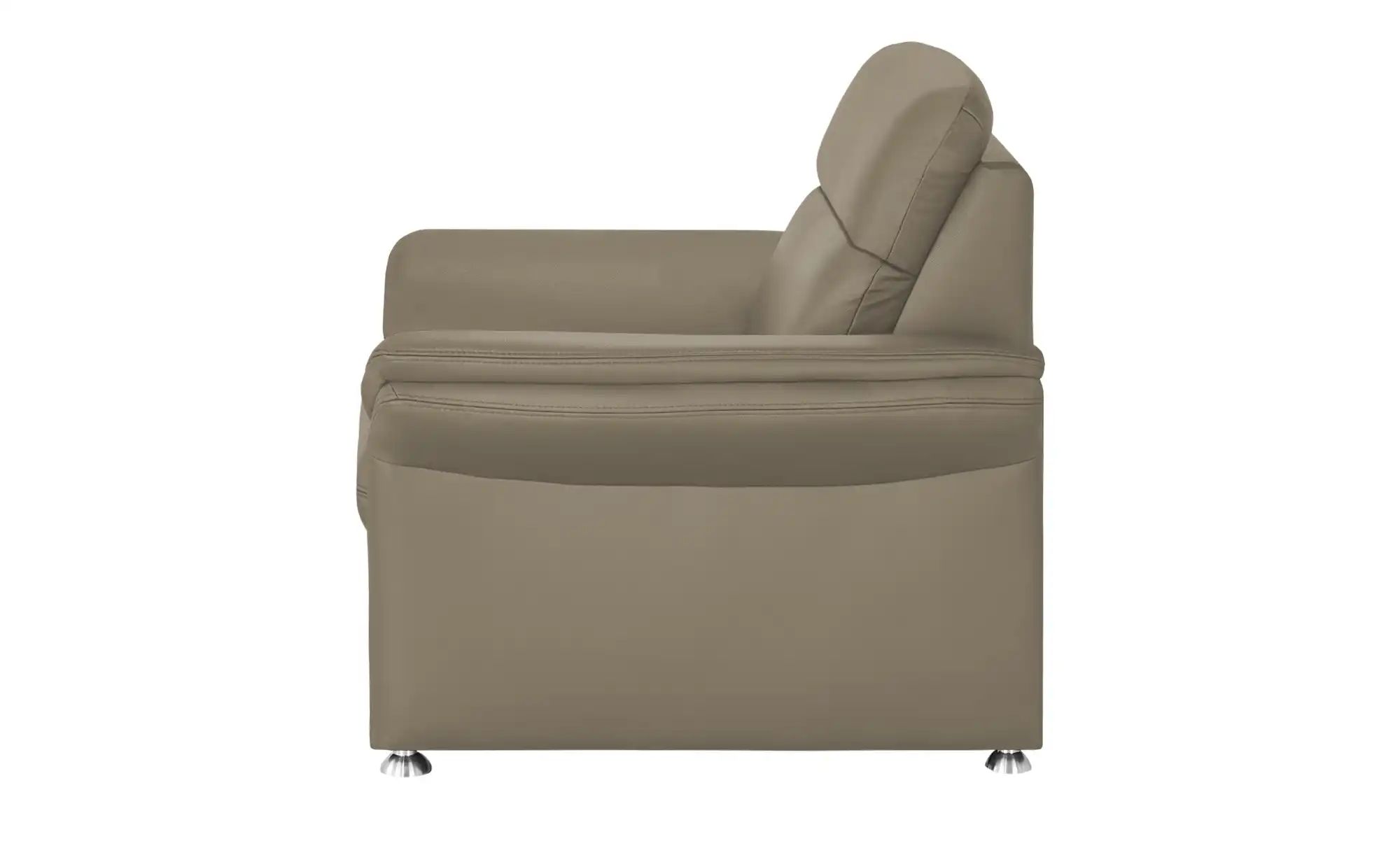 Thumbnail - meinSofa Ledersessel Leder Manon ¦ grau ¦ Maße (cm): B: 98 H: 94 T: 92.0 Polstermöbel > Sessel > Fernsehsessel - Höffner