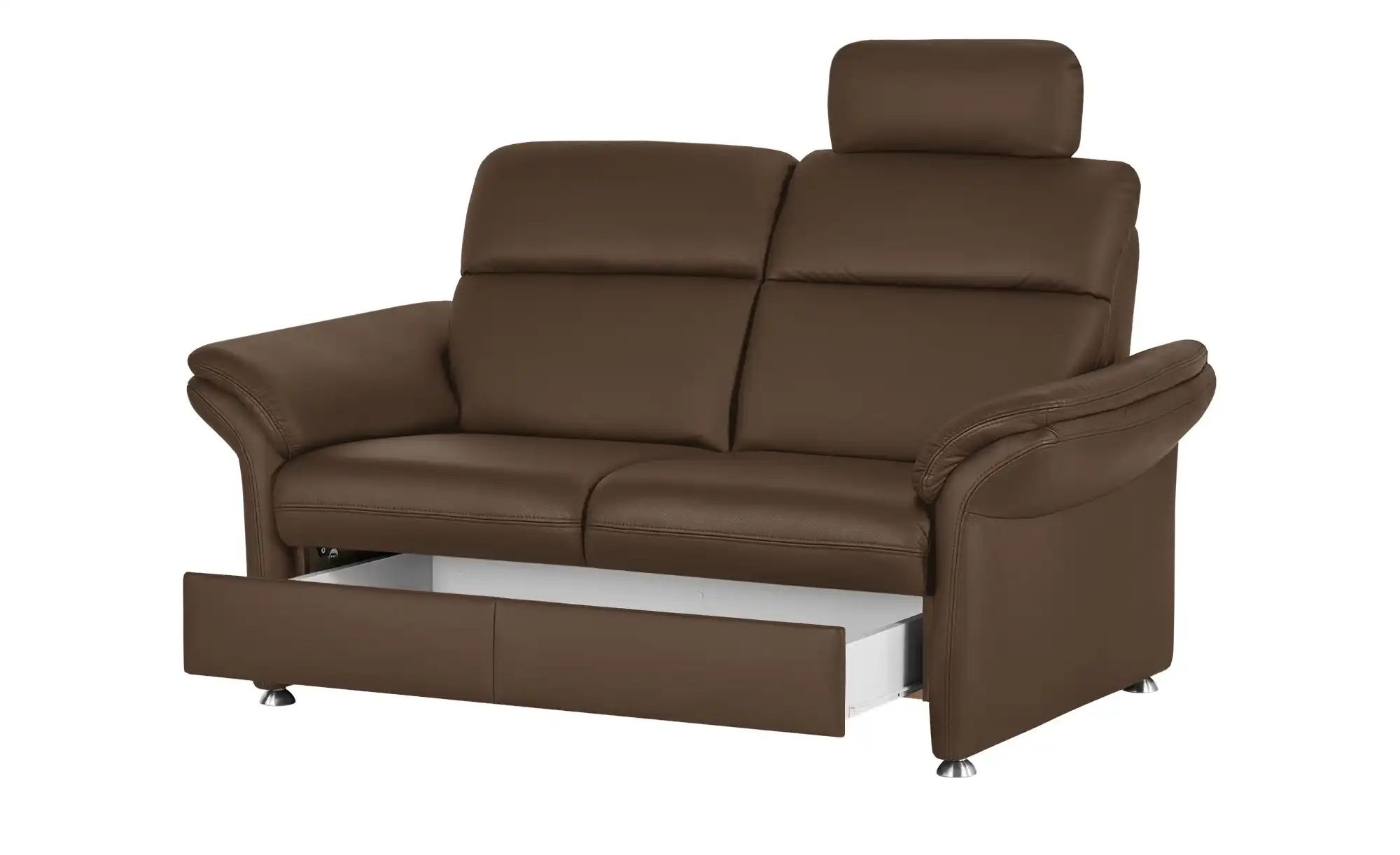 Thumbnail - meinSofa Einzelsofa Leder Manon ¦ braun ¦ Maße (cm): B: 170 H: 94 T: 92.0 Polstermöbel > Sofas > 2-Sitzer - Höffner