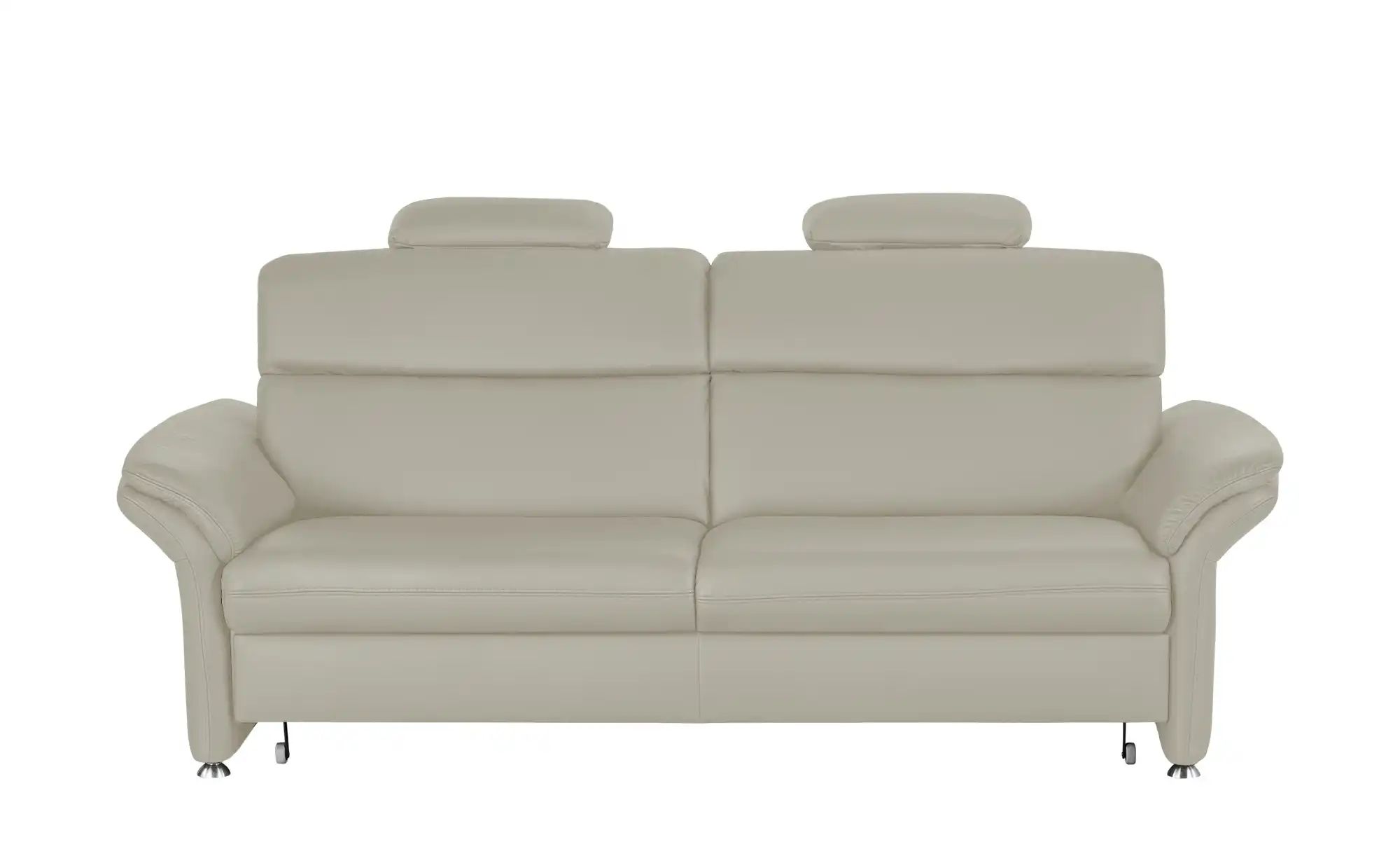 meinSofa Einzelsofa Leder Manon ¦ grau ¦ Maße (cm): B: 228 H: 94 T: 92 Pols günstig online kaufen