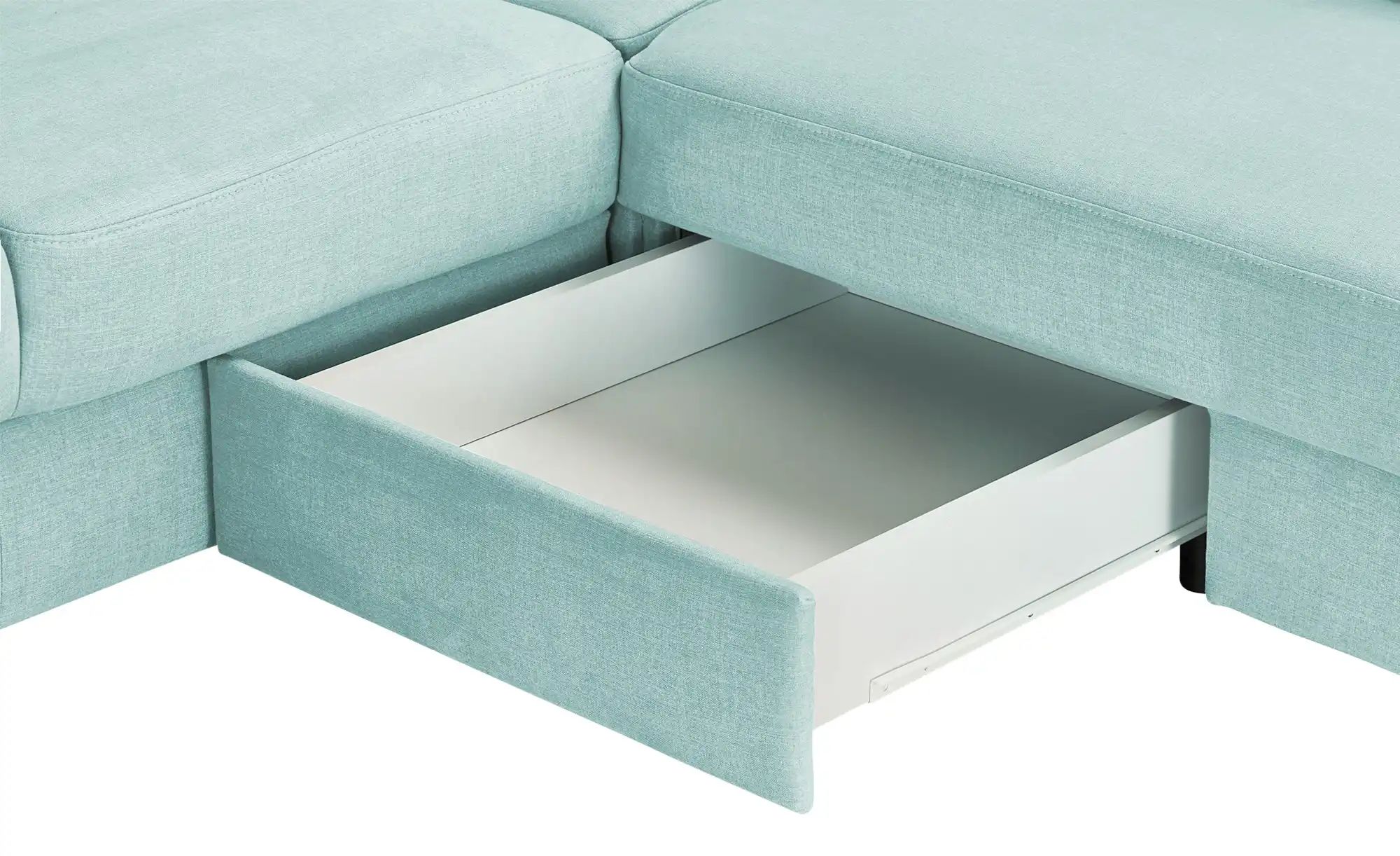 meinSofa Wohnlandschaft mintgrün - Webstoff Oliver-S | Mint-Grün, rechts