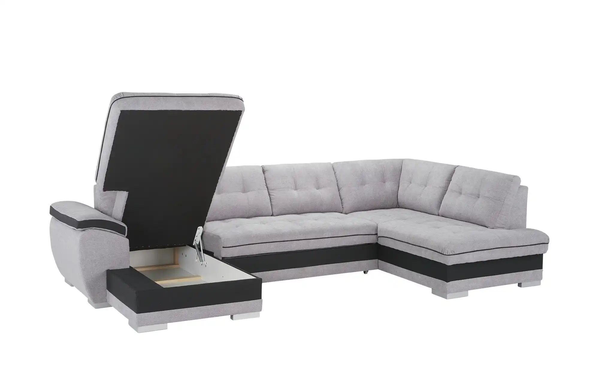 Thumbnail - Wohnlandschaft Marc ¦ grau ¦ Maße (cm): B: 330 H: 85 T: 183.0 Polstermöbel > Sofas > Schlafsofas - Höffner