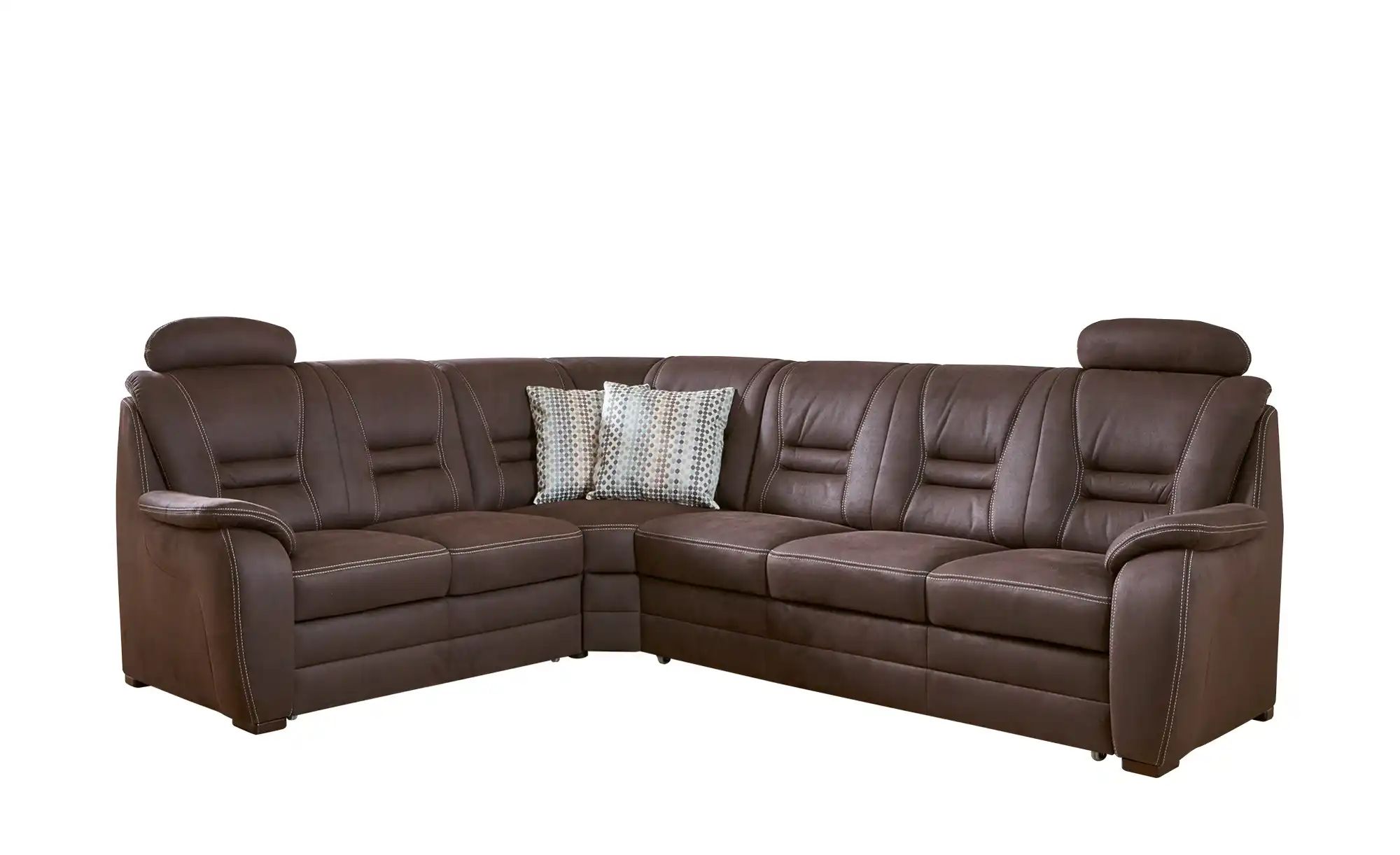 meinSofa Ecksofa  Franka ¦ braun ¦ Maße (cm): B: 286 H: 96 T: 234 Polstermö günstig online kaufen