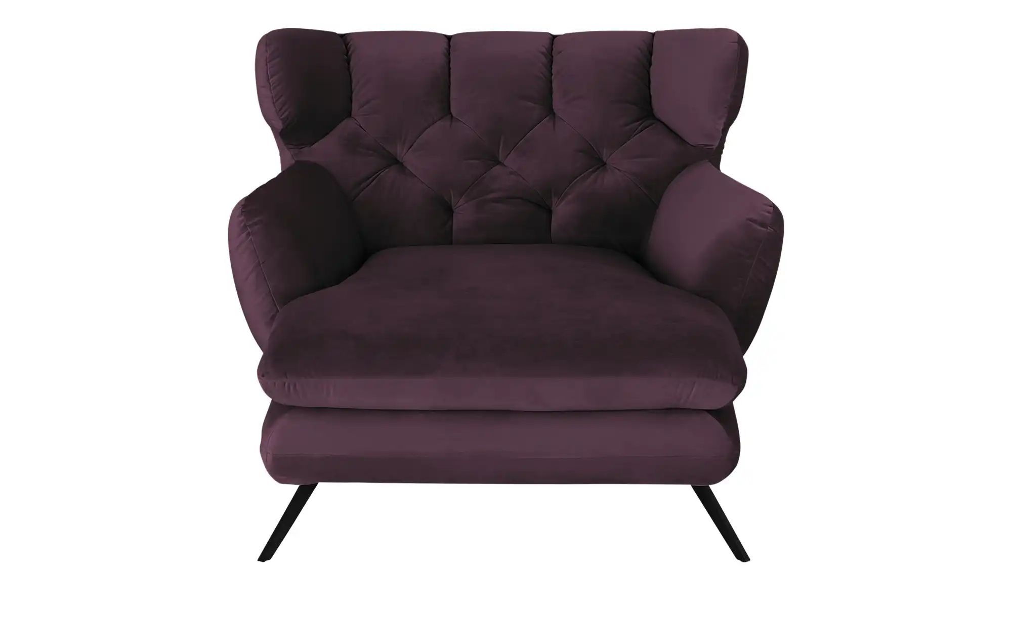 Jette Home Longseat-Sessel Samt Caldara ¦ lila/violett ¦ Maße (cm): B: 126 günstig online kaufen