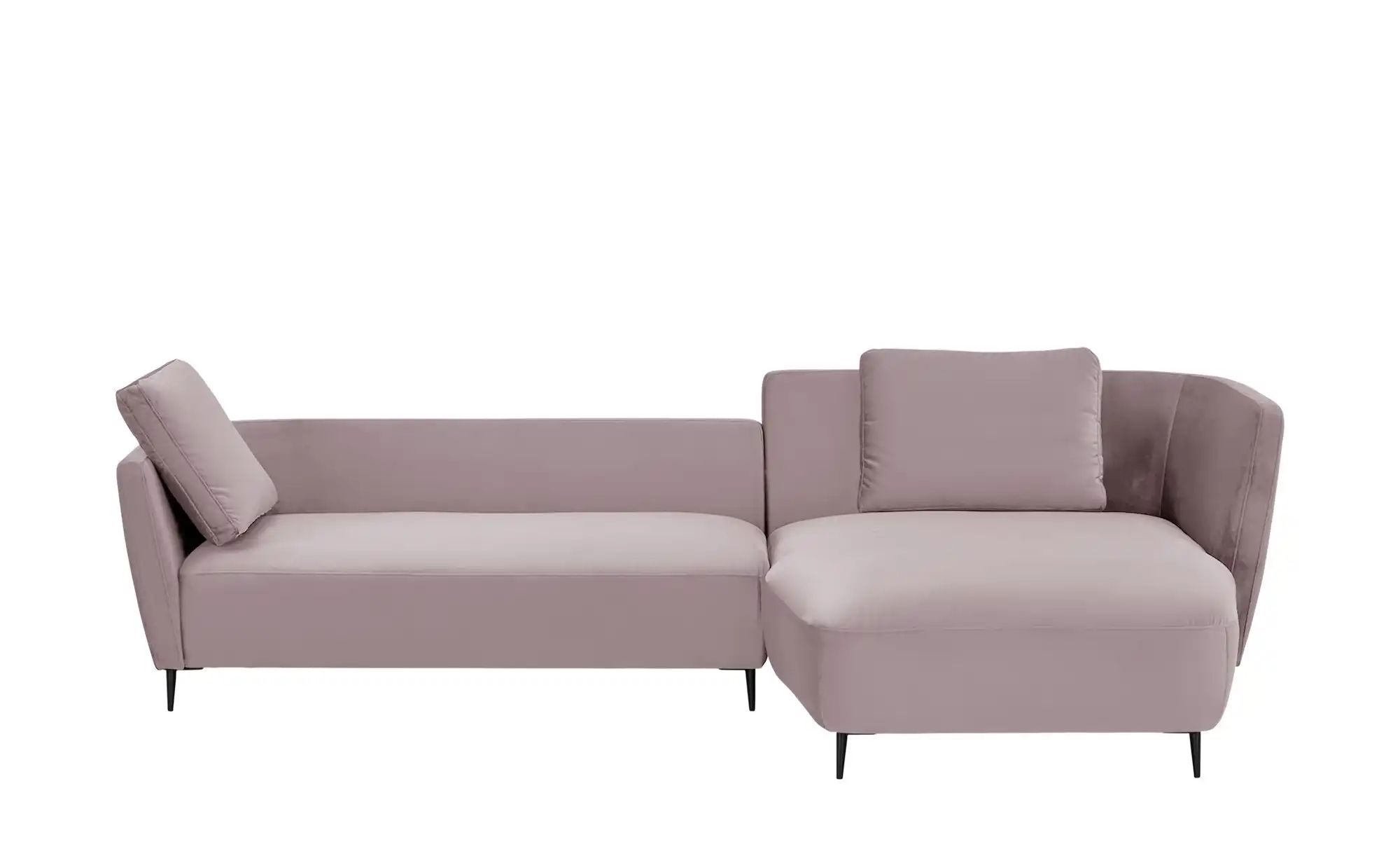 Wohnlandschaft Ecksofa Couch Leder Schwarz Juno Gutschmidt