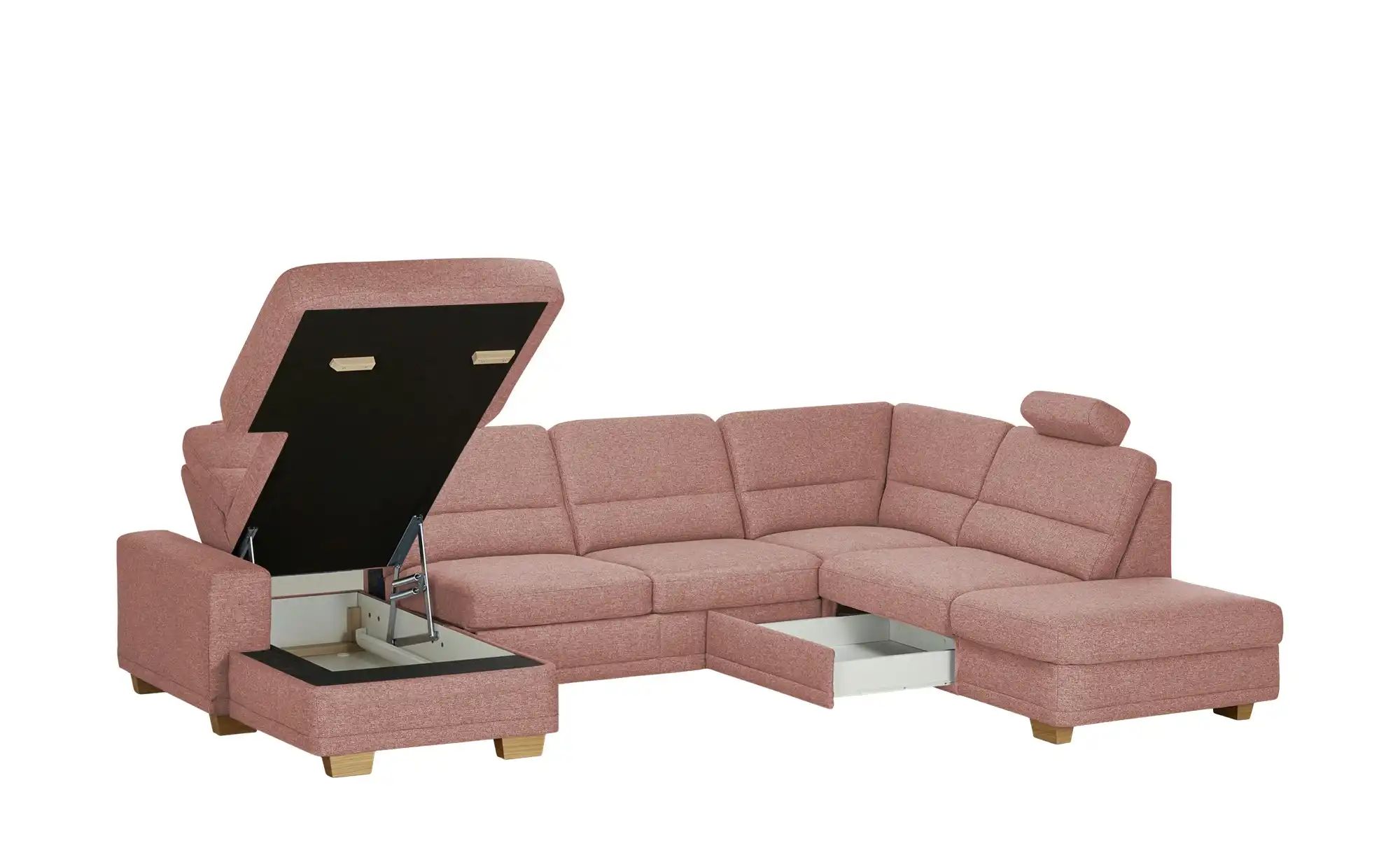 meinSofa Wohnlandschaft  Marc ¦ rosa/pink ¦ Maße (cm): B: 311 H: 85 T: 234 günstig online kaufen