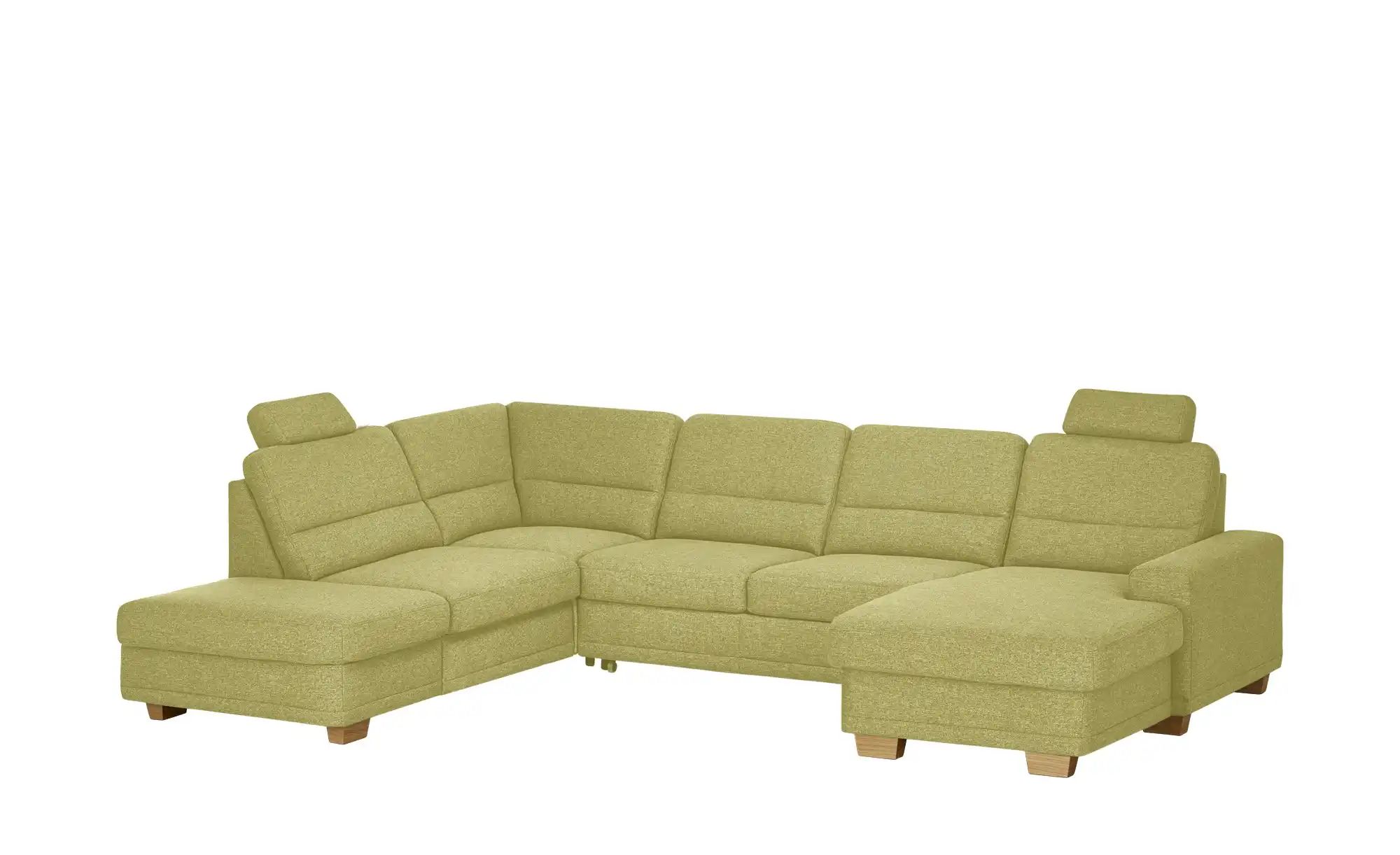 meinSofa Wohnlandschaft  Marc ¦ grün ¦ Maße (cm): B: 311 H: 85 T: 234 Polst günstig online kaufen