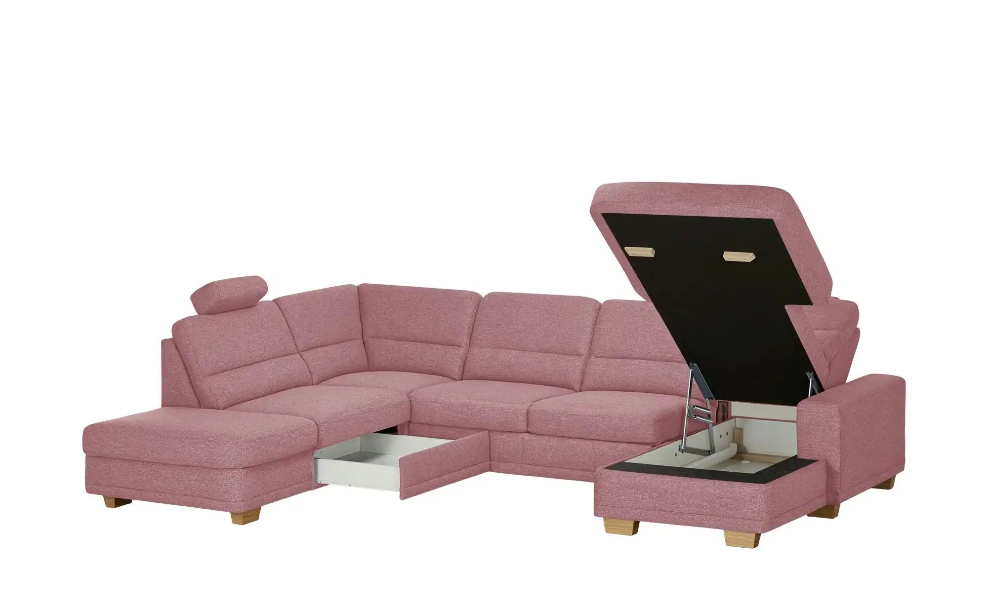 meinSofa Wohnlandschaft  Marc ¦ rosa/pink ¦ Maße (cm): B: 311 H: 85 T: 234 günstig online kaufen