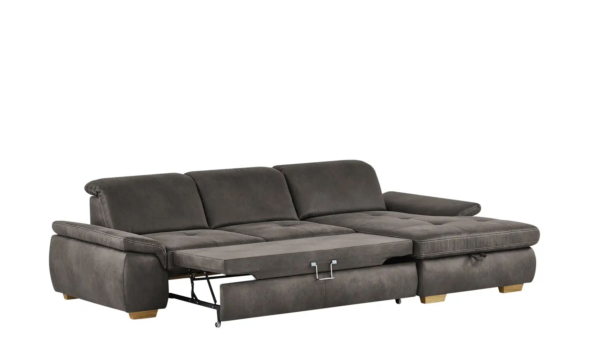 Ecksofa  Kundry ¦ grau ¦ Maße (cm): B: 315 H: 100 T: 195 Polstermöbel > Sof günstig online kaufen