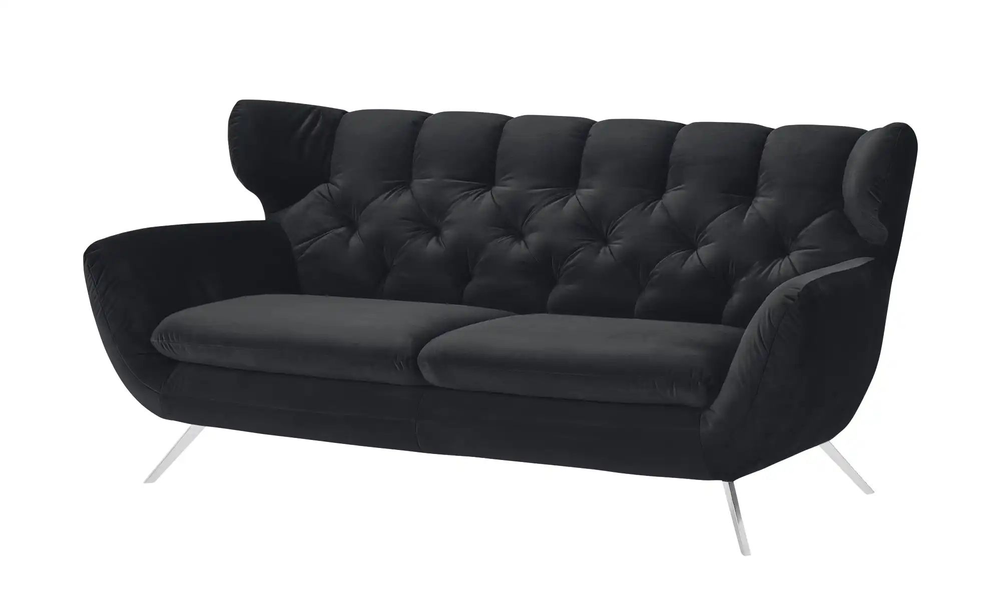 Jette Home Sofa  Caldara ¦ schwarz ¦ Maße (cm): B: 200 H: 94 T: 95 Polsterm günstig online kaufen