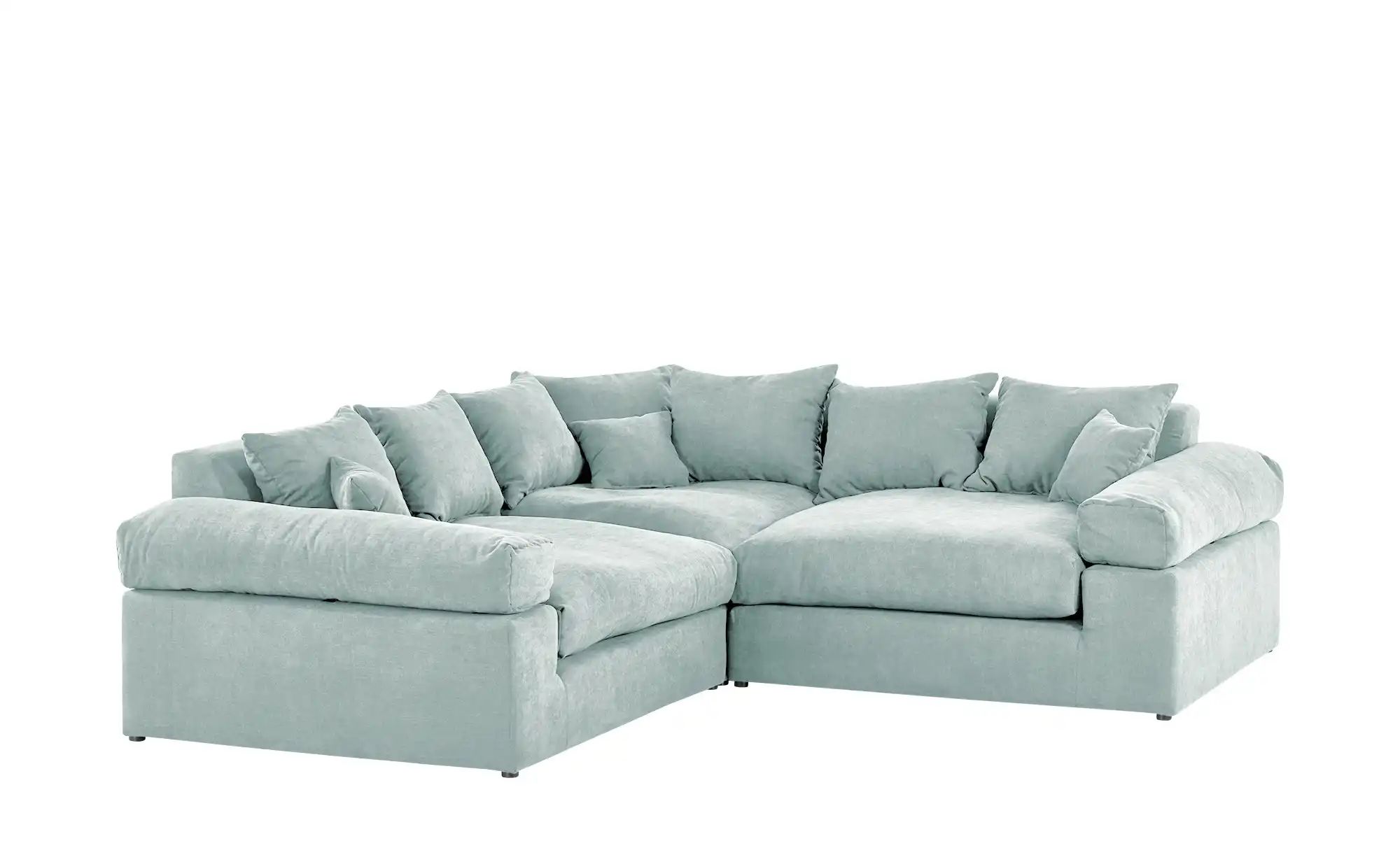 smart Ecksofa  Lionore ¦ grün ¦ Maße (cm): B: 256 H: 86 T: 256 Polstermöbel günstig online kaufen