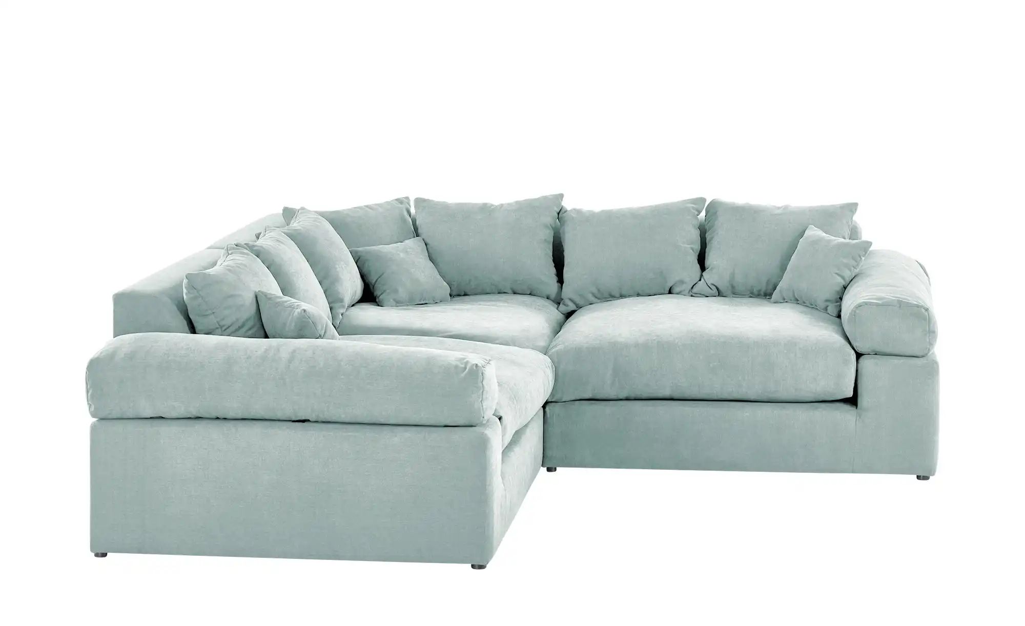 smart Ecksofa  Lionore ¦ grün ¦ Maße (cm): B: 256 H: 86 T: 256 Polstermöbel günstig online kaufen