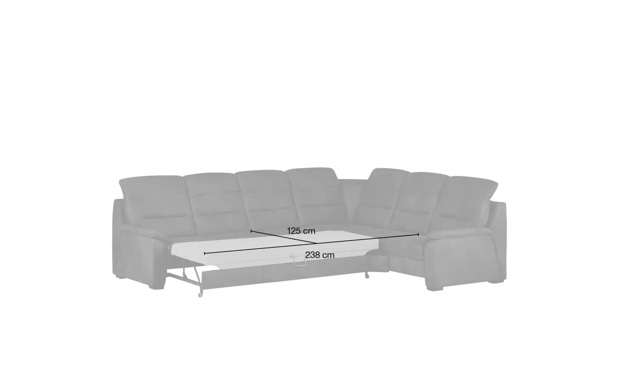 meinSofa Ecksofa  Vera ¦ grau ¦ Maße (cm): B: 303 H: 92 T: 245 Polstermöbel günstig online kaufen