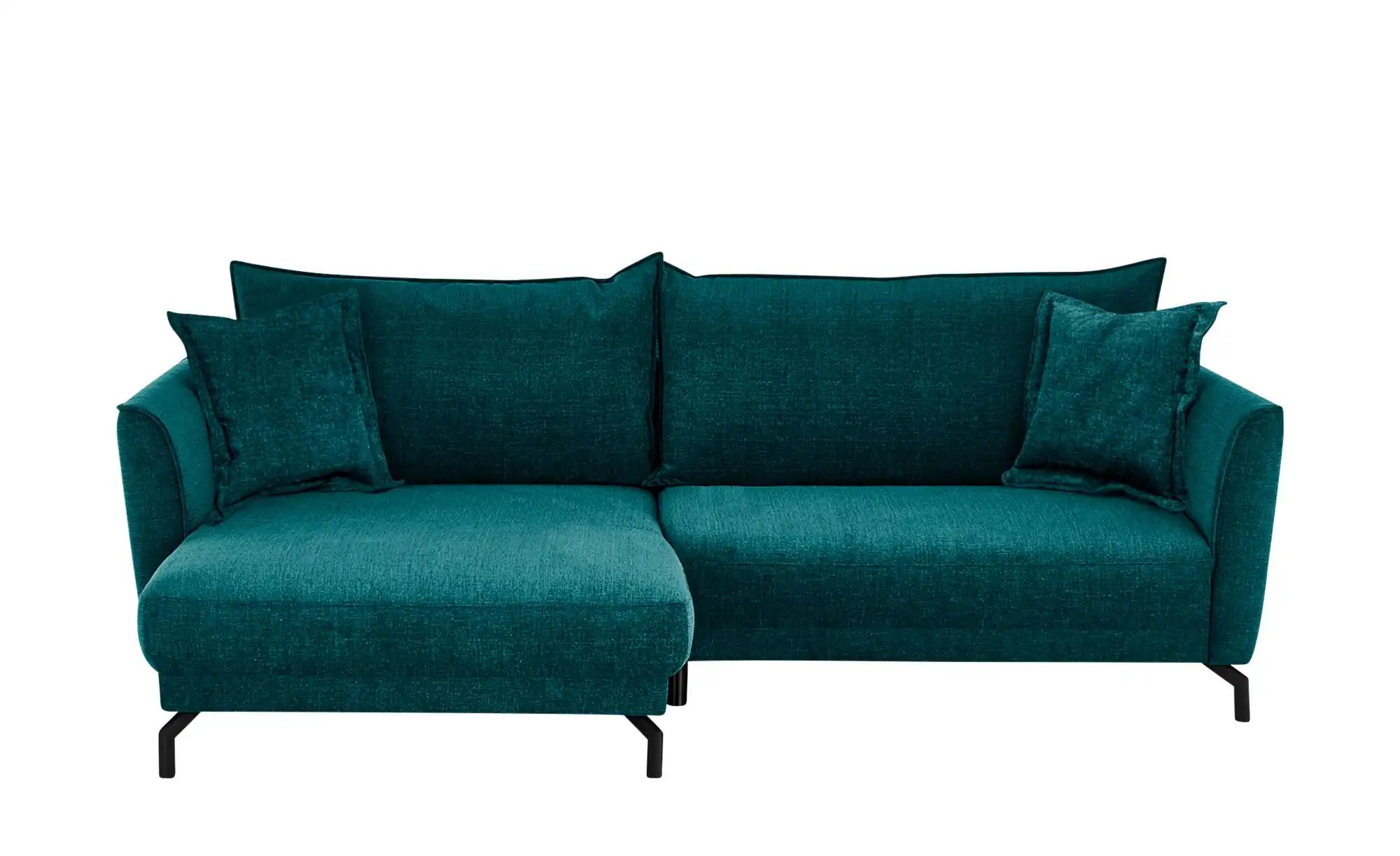 bobb Ecksofa  Yolanda ¦ türkis/petrol ¦ Maße (cm): B: 257 H: 94 T: 174 Pols günstig online kaufen