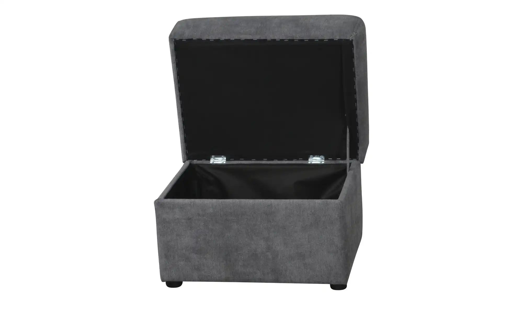 Thumbnail - Polsterhocker  Ken ¦ grau ¦ Maße (cm): B: 60 H: 45 T: 45.0 Polstermöbel > Hocker - Höffner