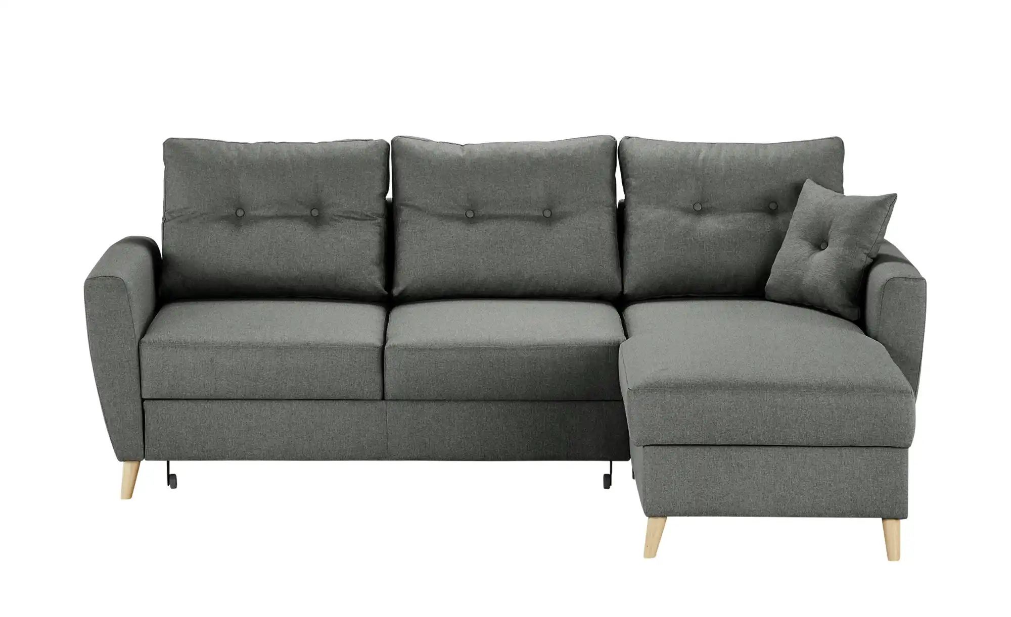 Ecksofa  Carla ¦ grau ¦ Maße (cm): B: 230 H: 93 T: 159 Polstermöbel > Sofas günstig online kaufen