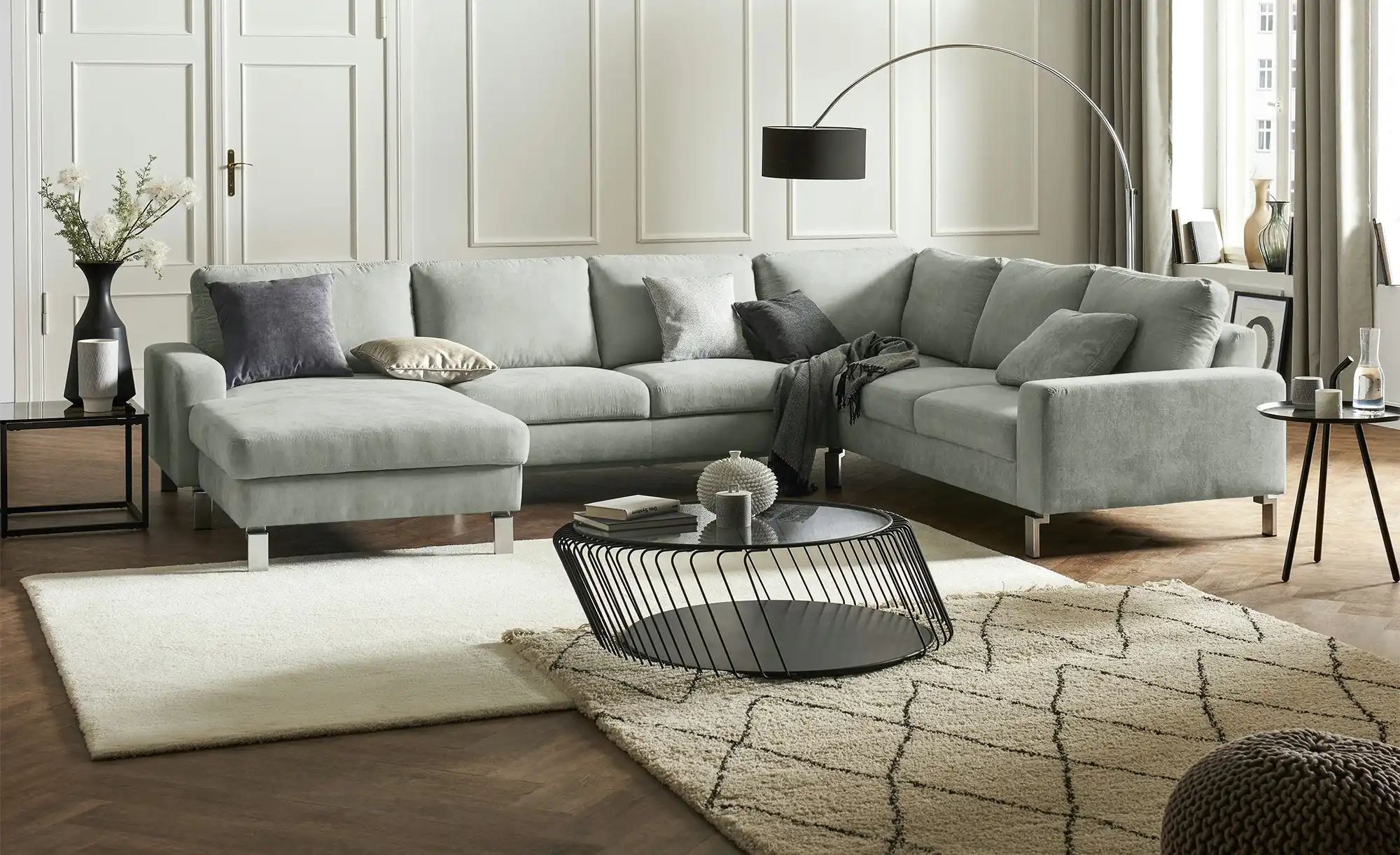 Thumbnail - Max Schelling Wohnlandschaft  Maximum ¦ grau ¦ Maße (cm): B: 333 H: 86 T: 253.0 Polstermöbel > Sofas > Schlafsofas - Höf...