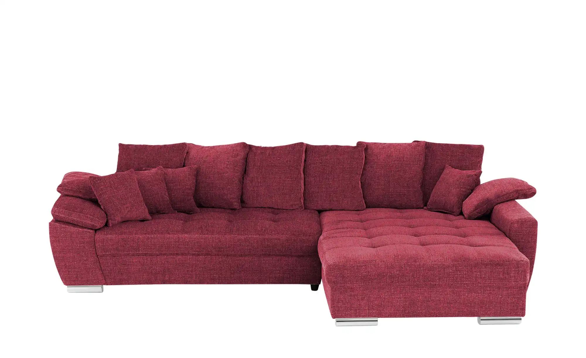 bobb Ecksofa  Farina ¦ rot ¦ Maße (cm): B: 323 H: 92 T: 222 Polstermöbel > günstig online kaufen