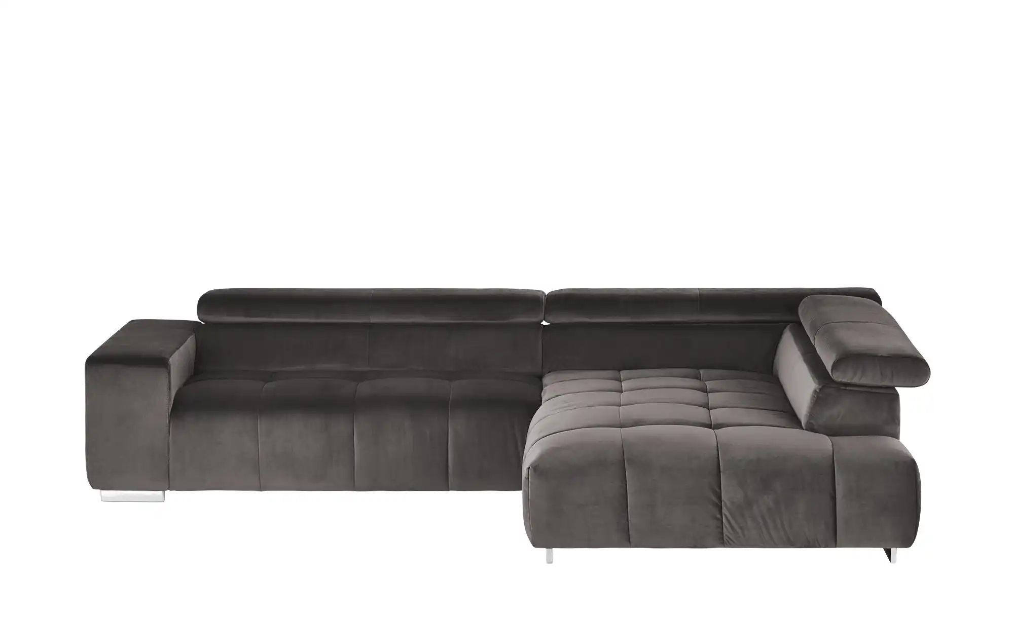 uno Ecksofa aus Samt  Origo ¦ braun ¦ Maße (cm): B: 308 H: 70 T: 225 Polste günstig online kaufen