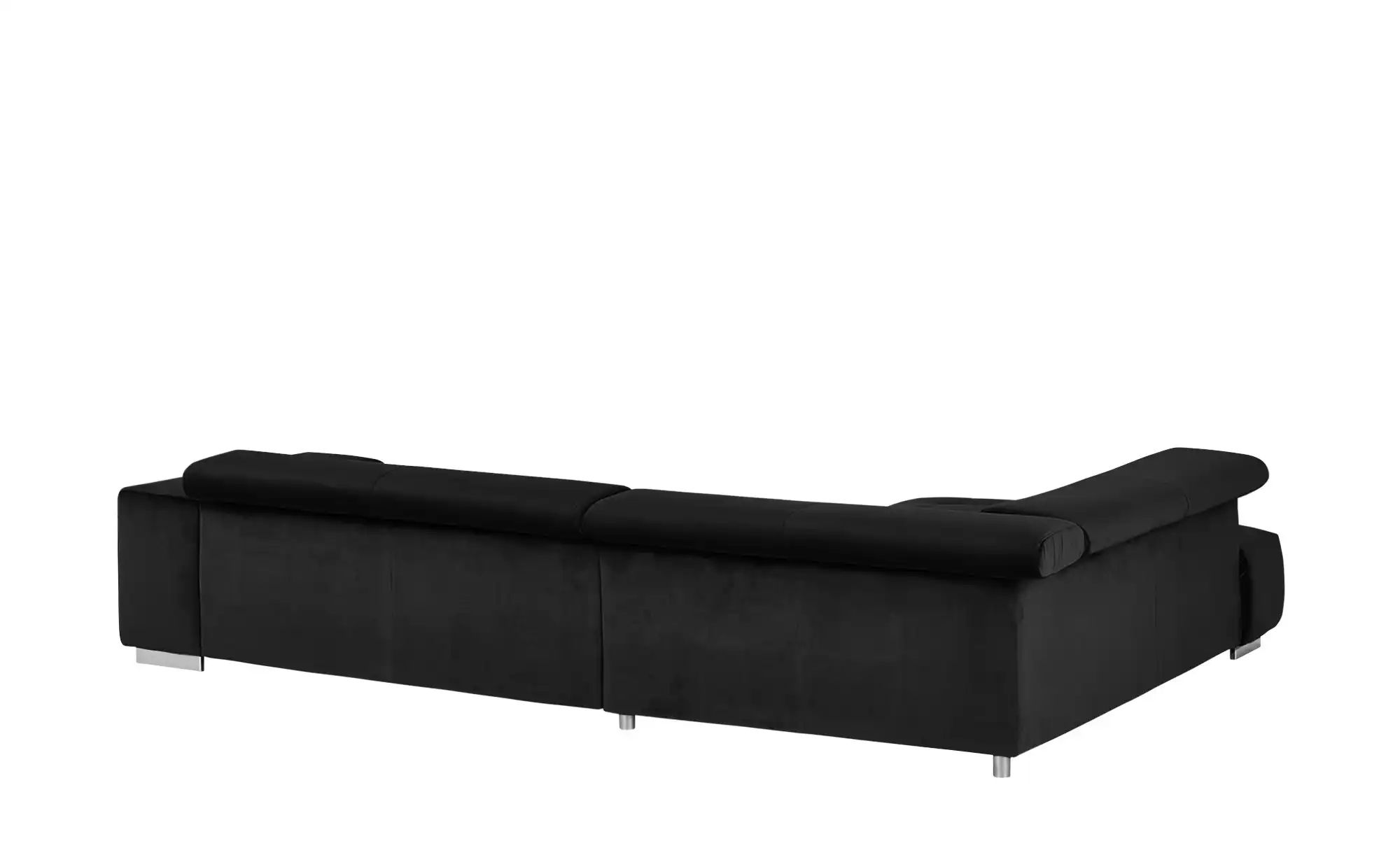 uno Ecksofa aus Samt  Origo ¦ schwarz ¦ Maße (cm): B: 308 H: 70 T: 225 Pols günstig online kaufen