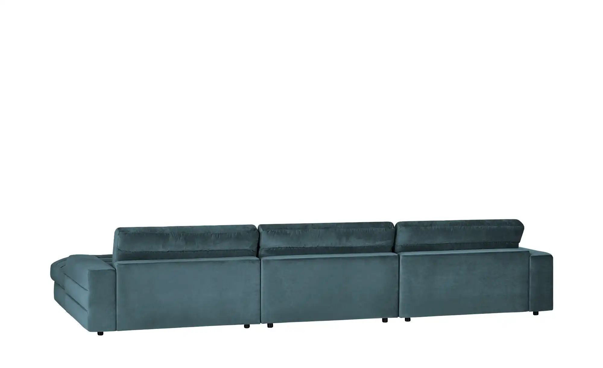 Ecksofa Samt  Scarlatti ¦ blau ¦ Maße (cm): B: 416 H: 83 T: 205.0 Polstermö günstig online kaufen