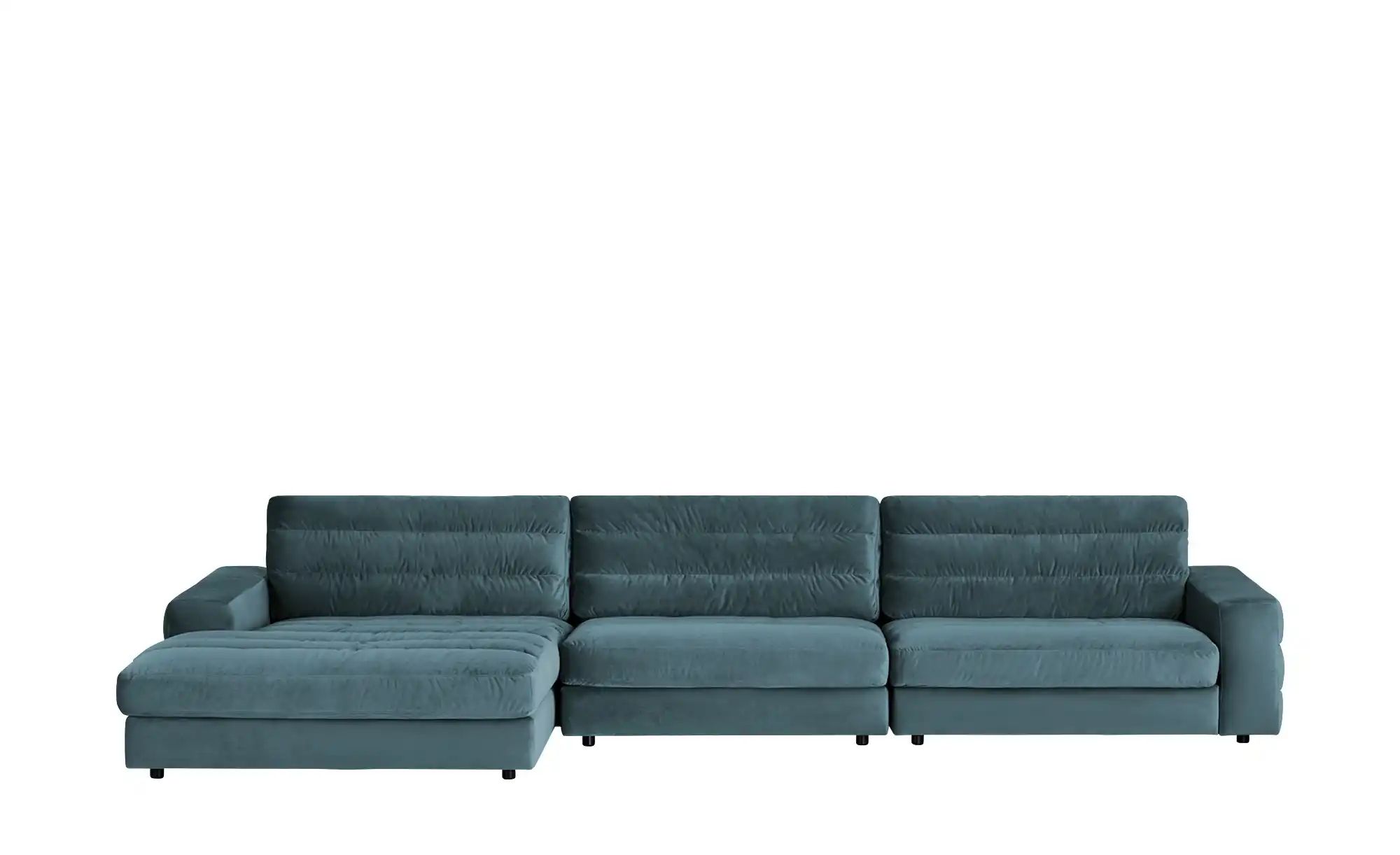 Ecksofa Samt  Scarlatti ¦ blau ¦ Maße (cm): B: 416 H: 83 T: 205 Polstermöbe günstig online kaufen