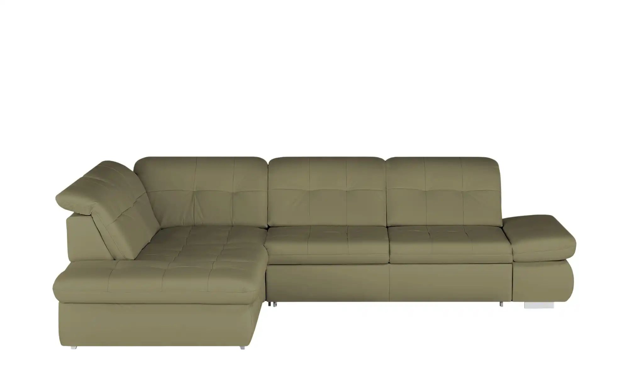 Lounge Collection Ecksofa Leder  Spencer ¦ grün ¦ Maße (cm): B: 323 H: 102 günstig online kaufen