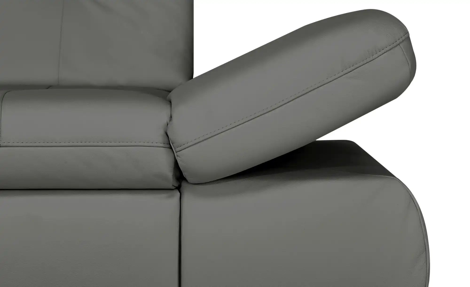 Lounge Collection Ecksofa Leder  Spencer ¦ grau ¦ Maße (cm): B: 323 H: 102 günstig online kaufen